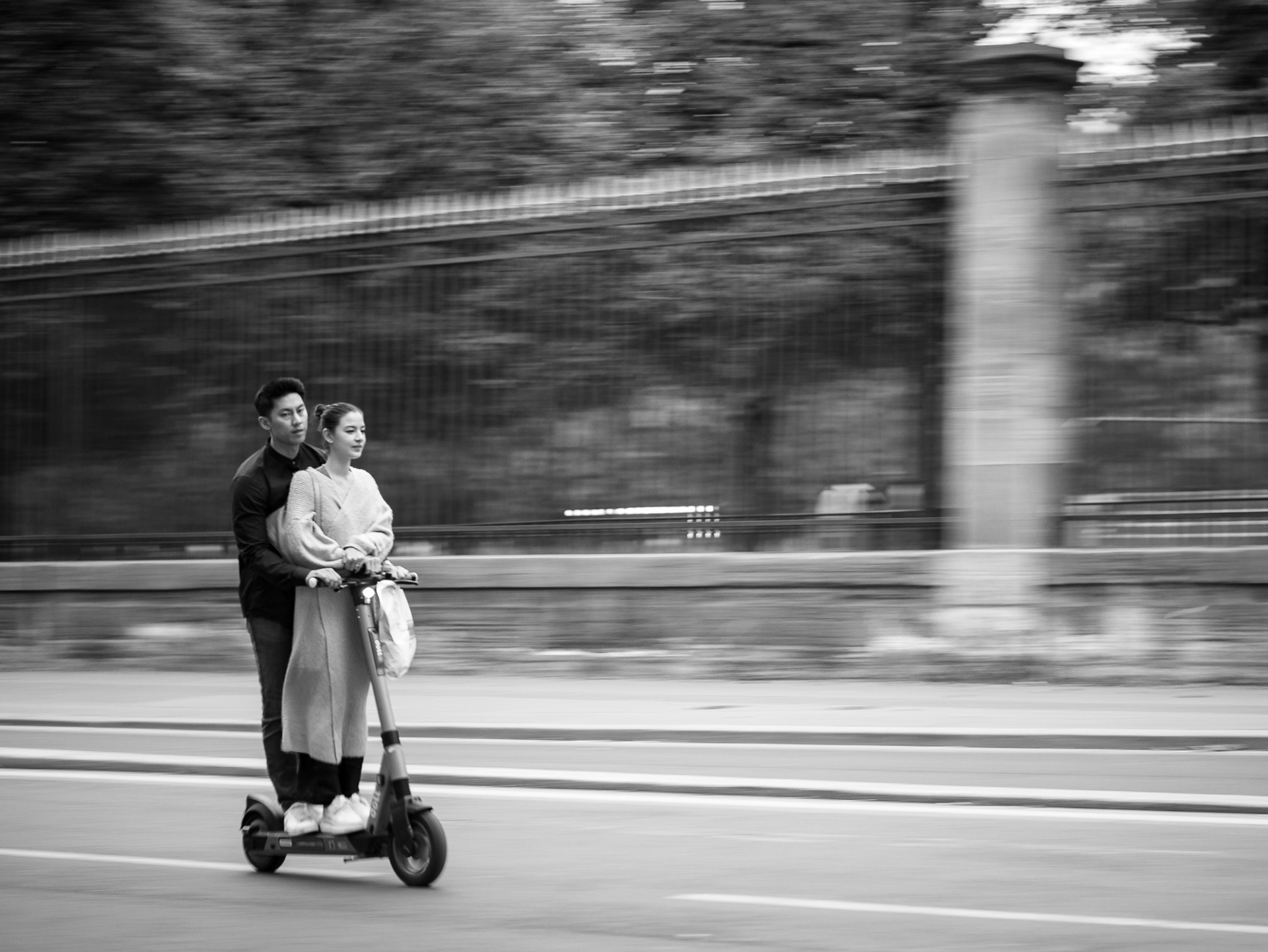 Panning Rue de Rivoli