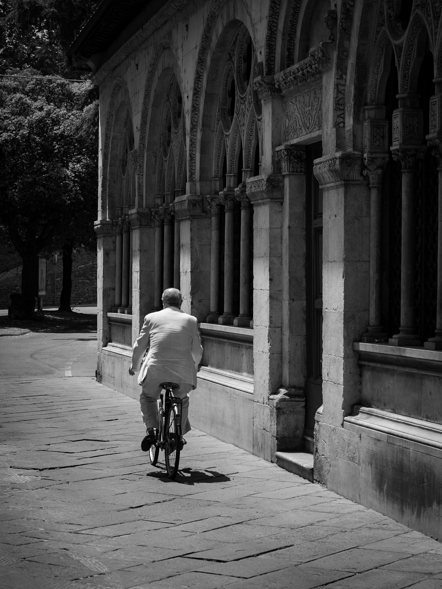 Biking Through Lucca
