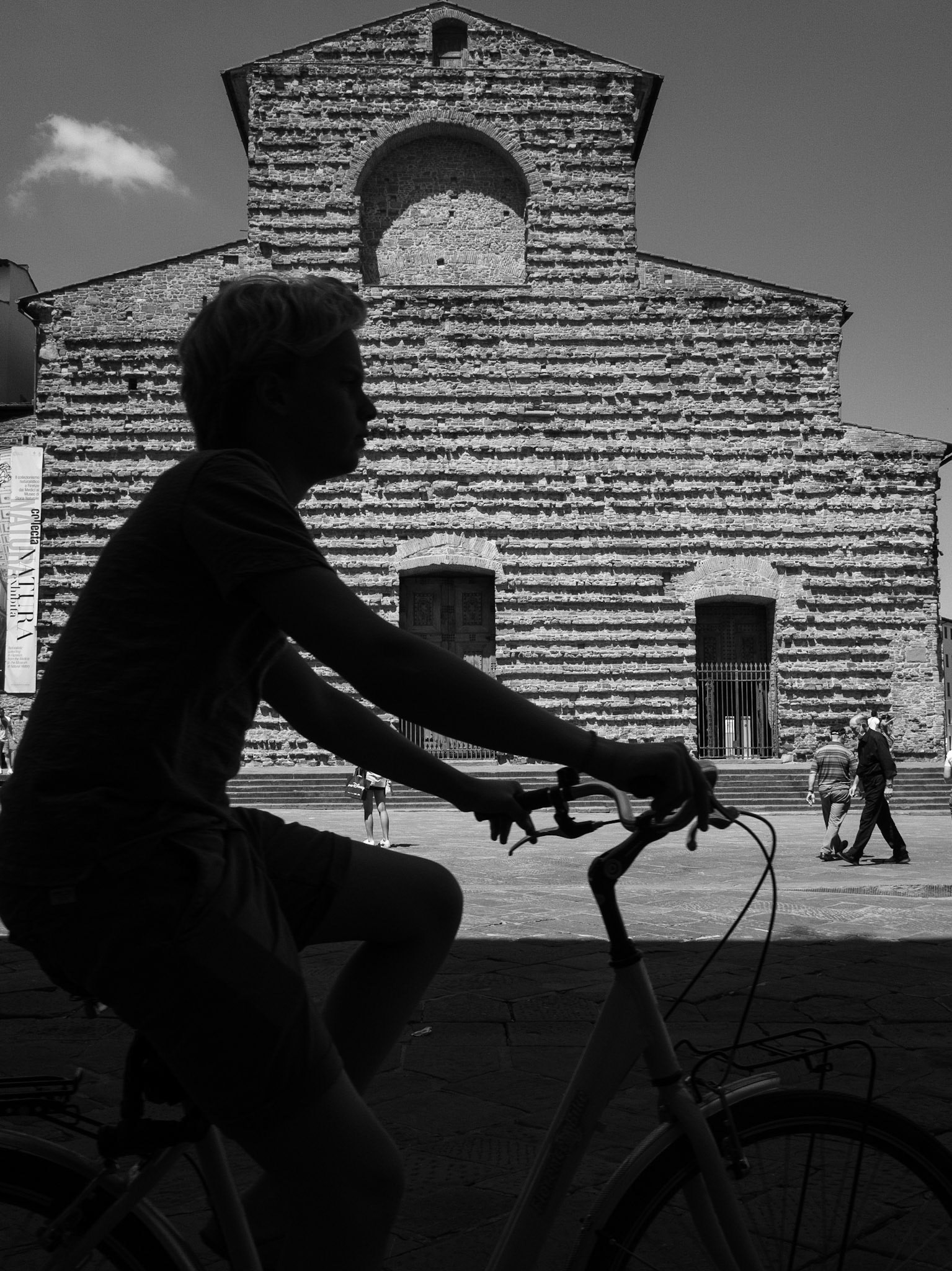 Silhouette on a Bike