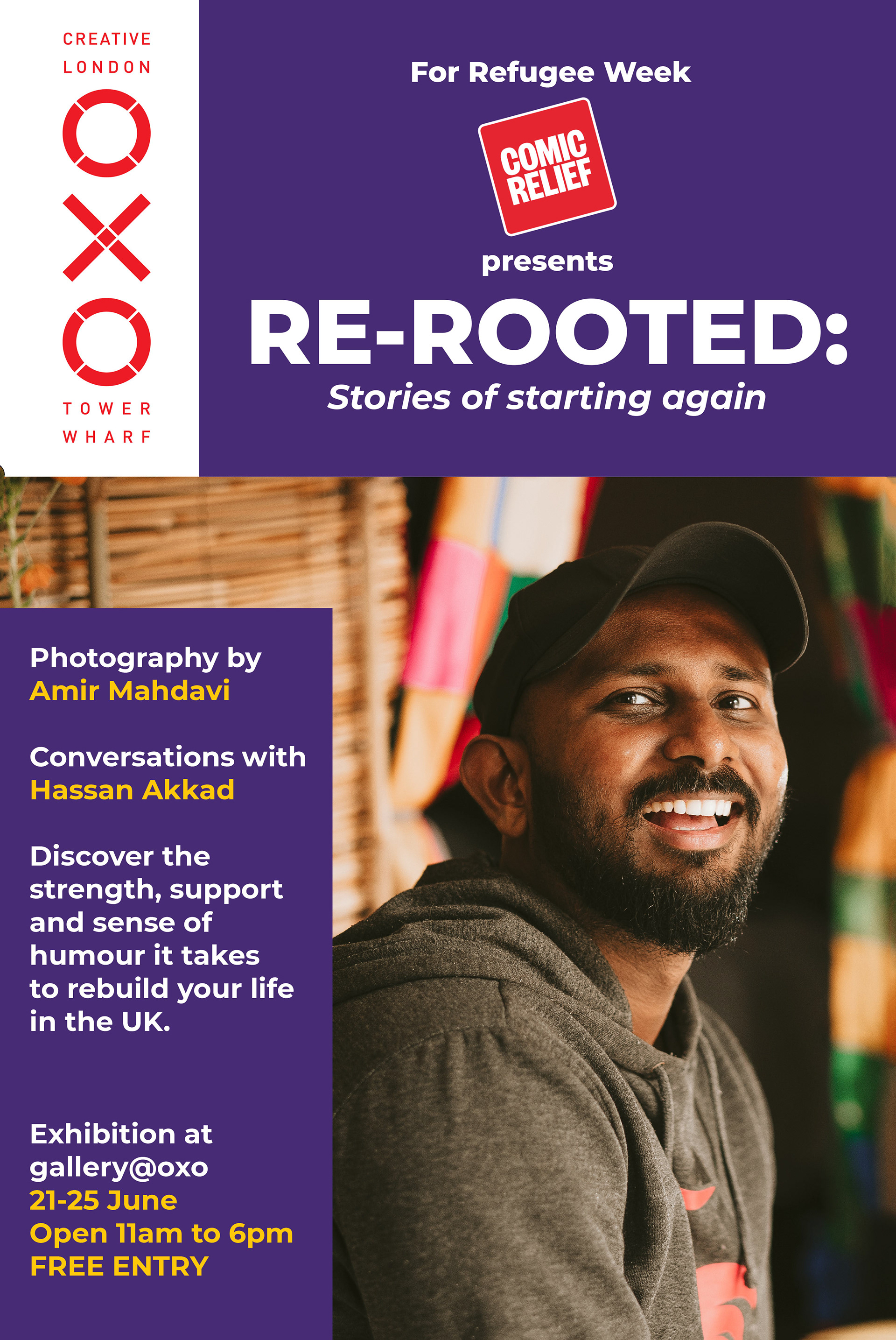COMIC RELIEF'S RE-ROOTED EXHIBITION