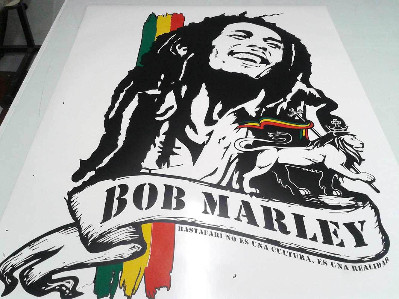 Vinilo troquelado.