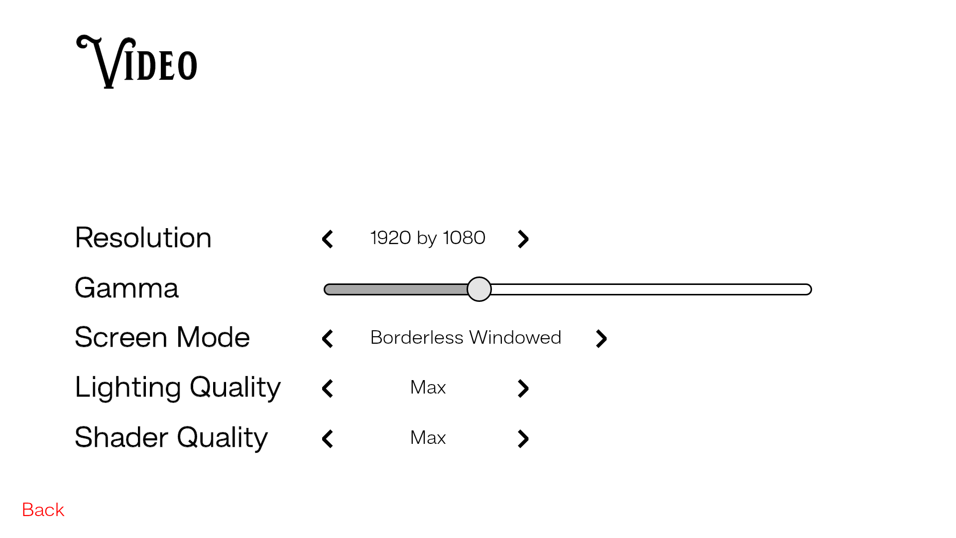 Wireframe - Video Vars