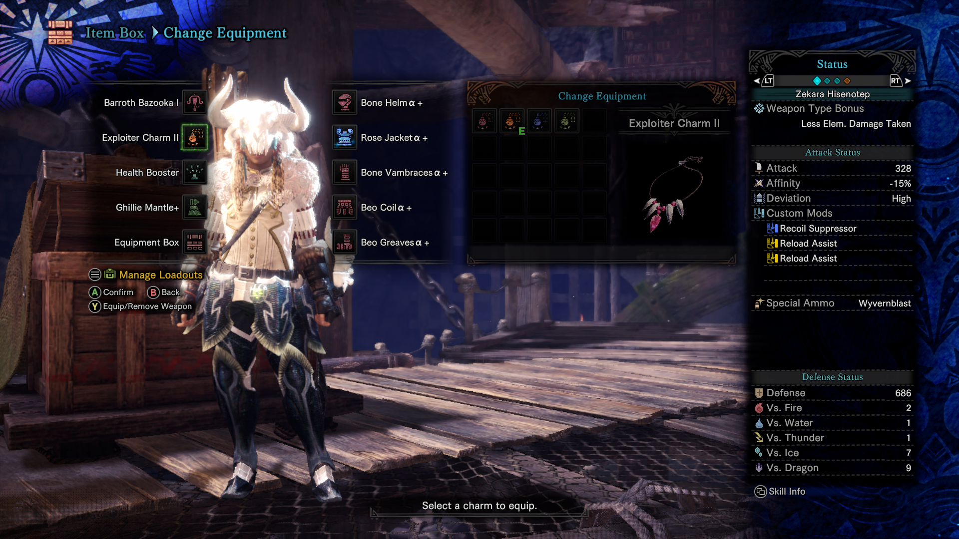 Monster Hunter: World - Change Necklace + Status