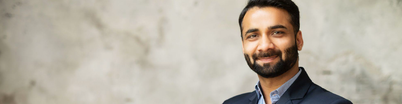 a photo of Omar, the eco-friendly family man.