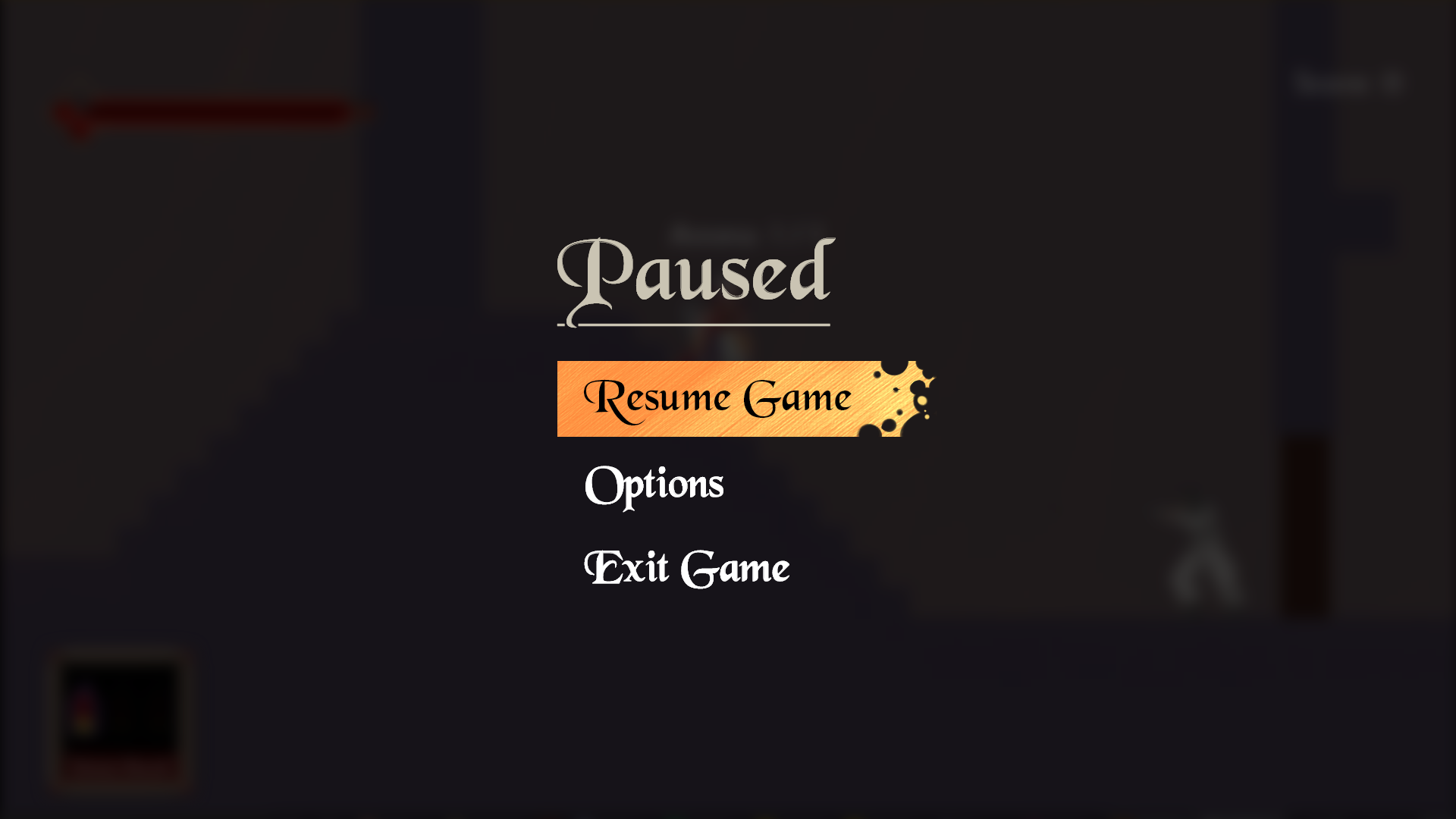 Buckshot - Paused Menu