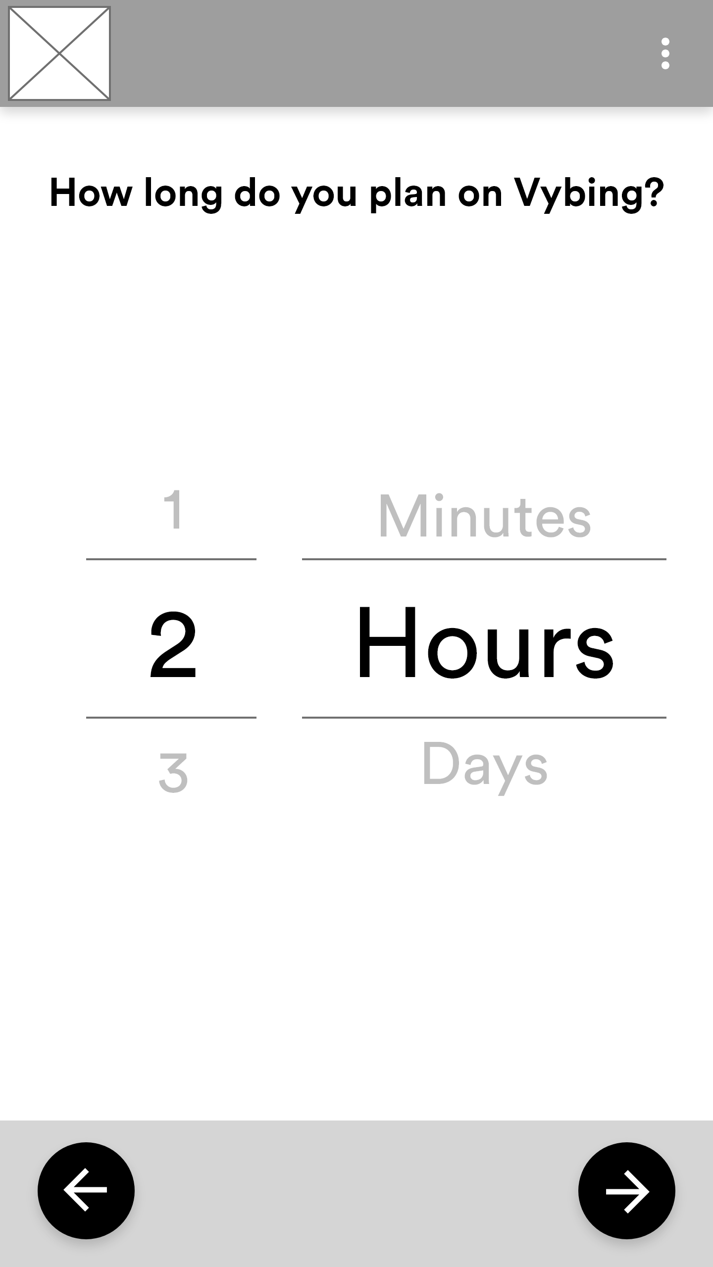 Time Selection