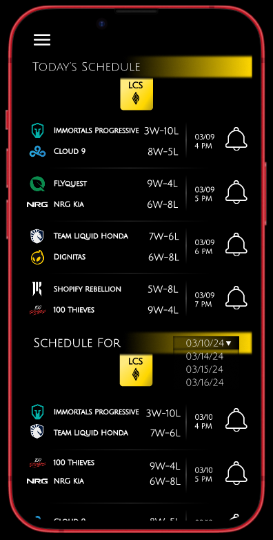 Schedule