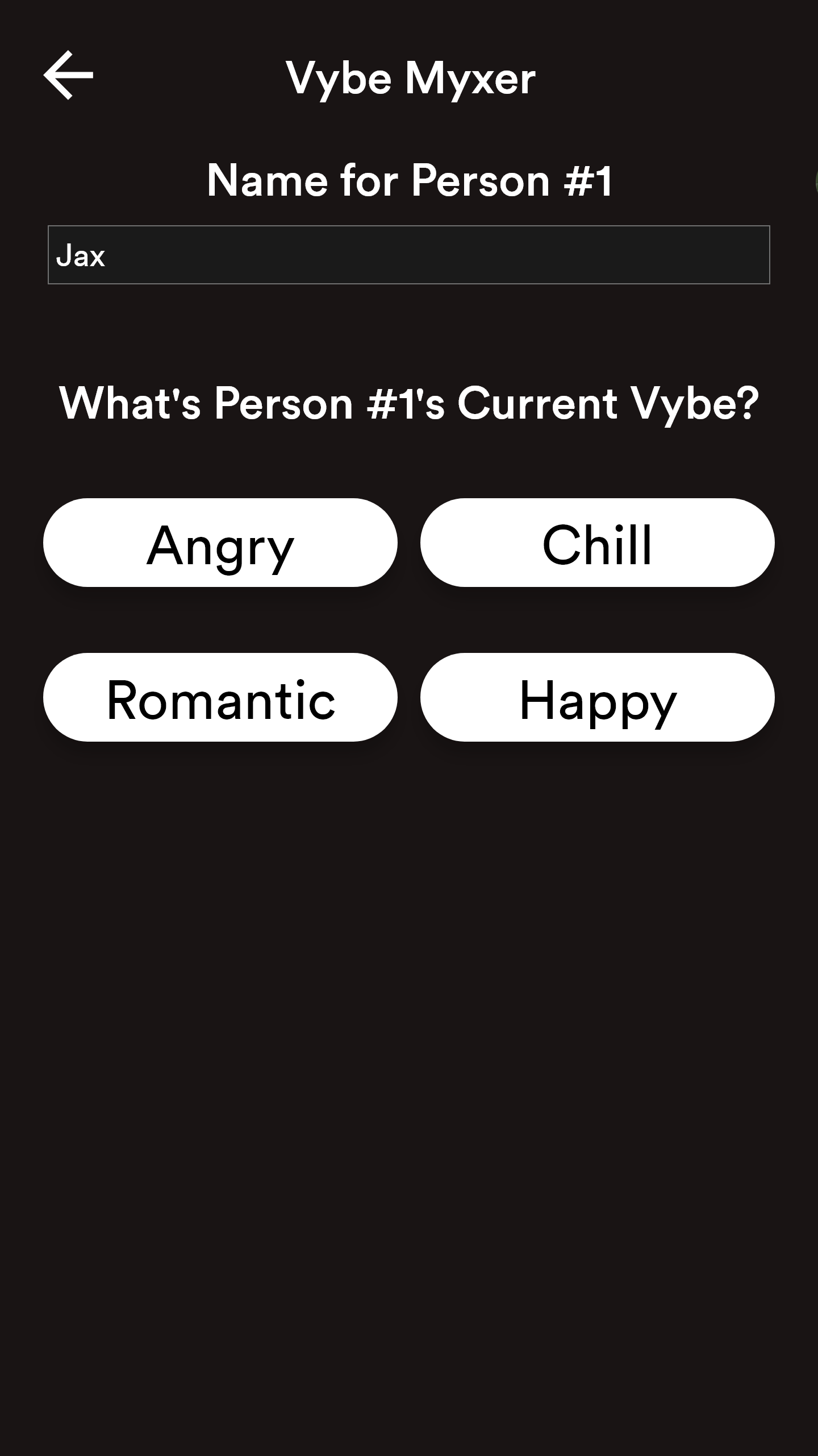 Final Design: Vyber Profile