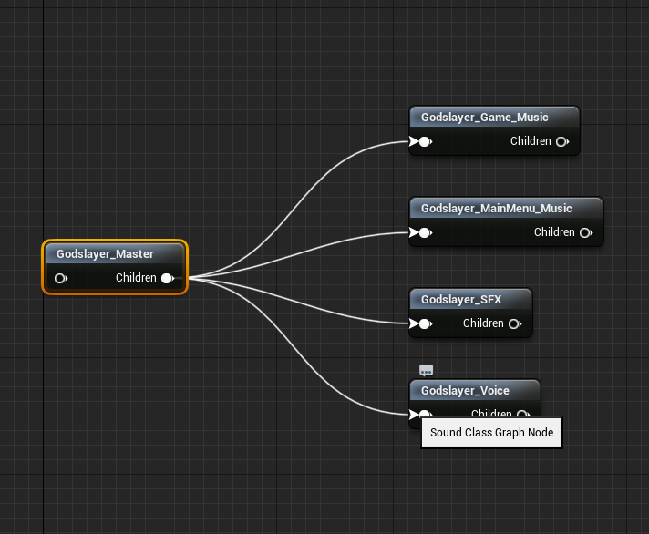 Audio Child Classes - Blueprint