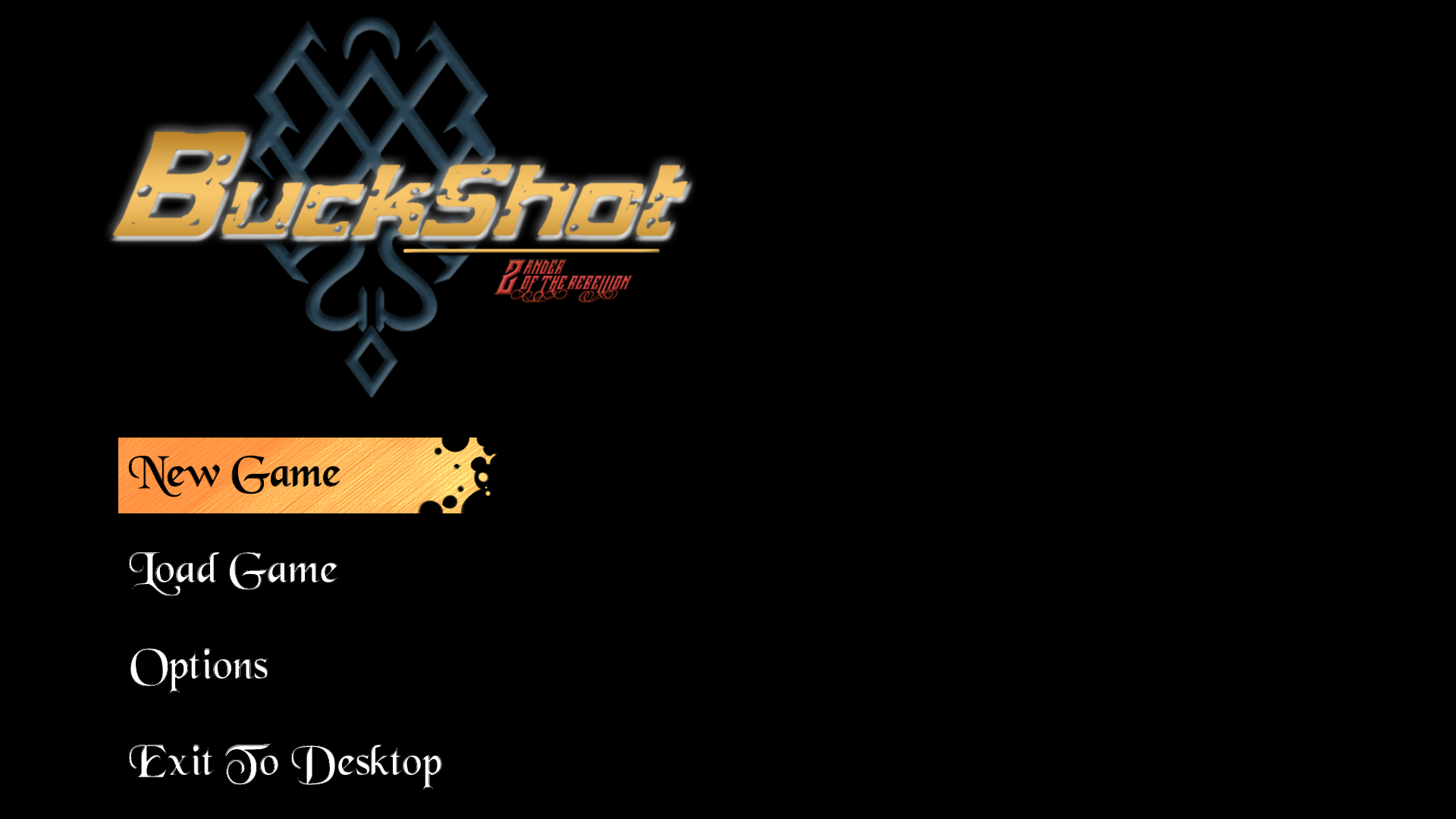 Mid-Fidelity - Main Menu