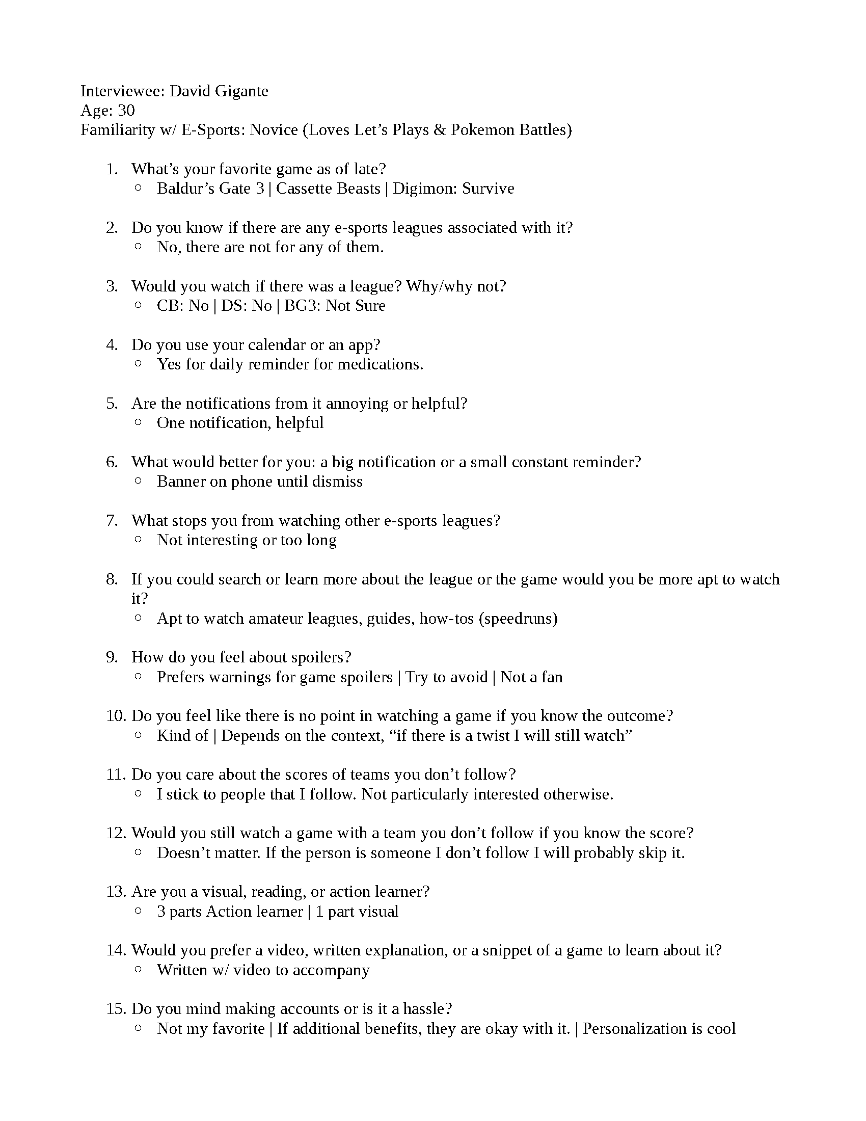 Interview: David G. - Page 1