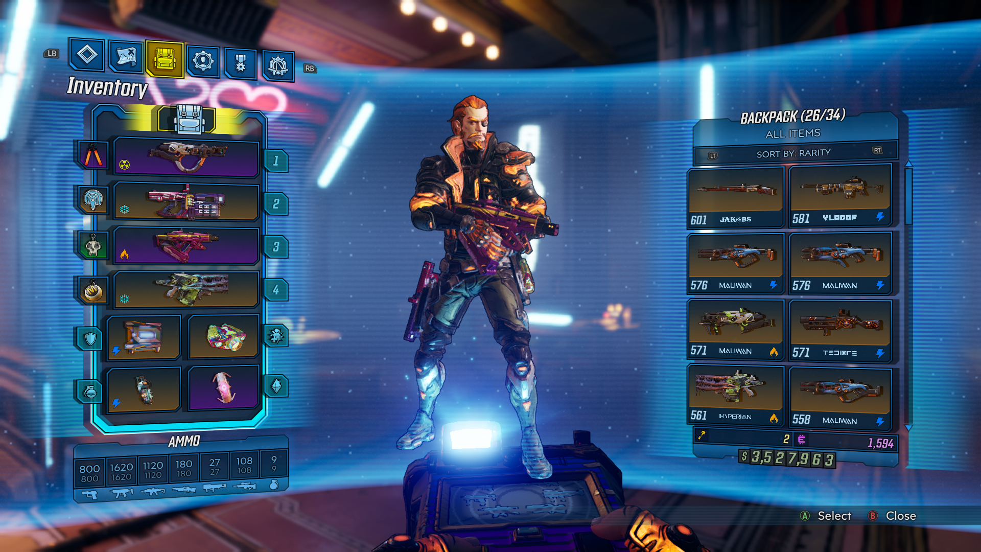 Borderlands 3 - Full Inventory + Rarity Search