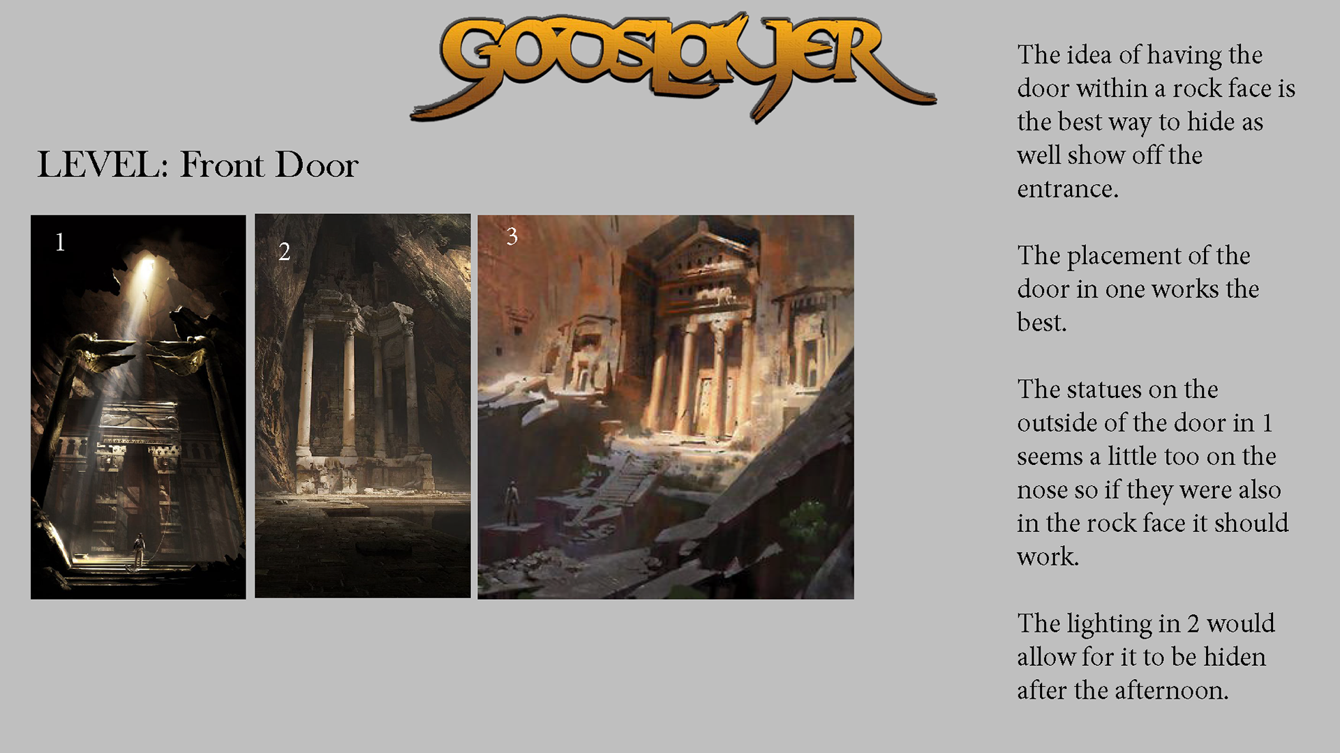 Temple Front Door Feedback