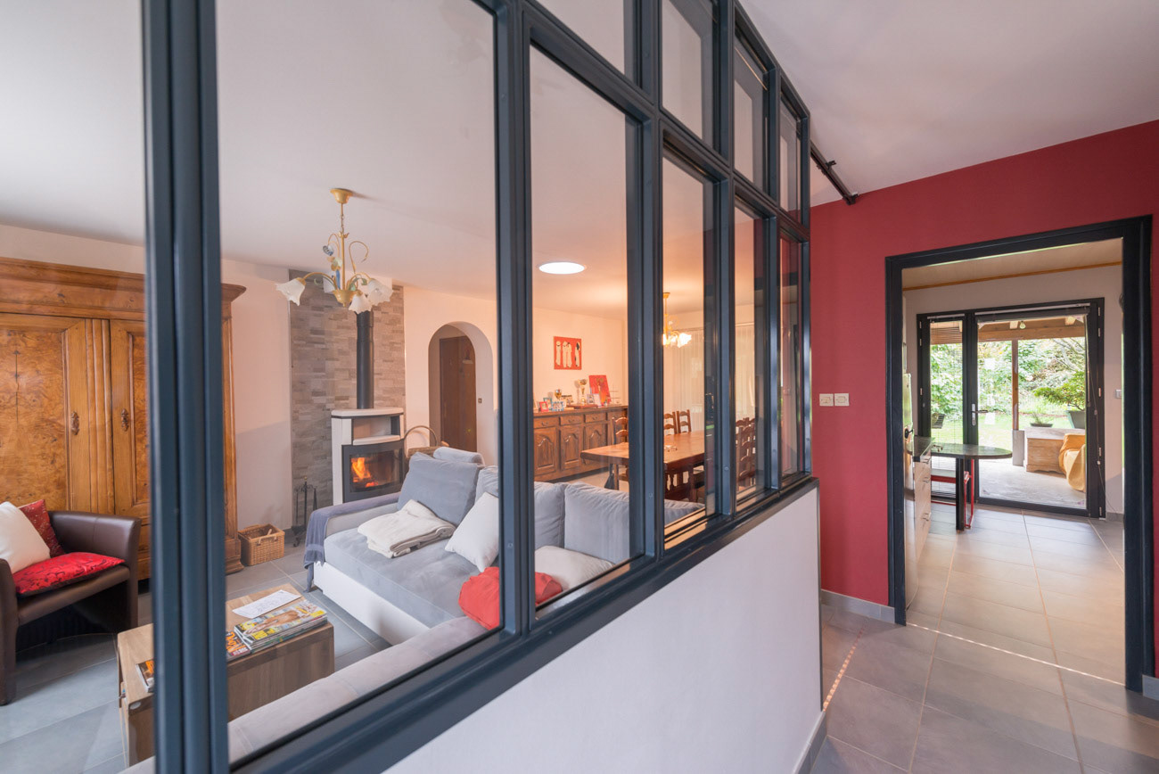 Extension maison particulière,Saint Etienne du Bois, agence Archibulle, Bourg en Bresse.