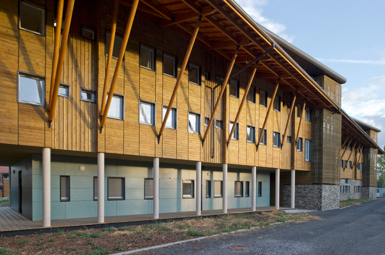 Lycée agricole, Yssingeaux, architecte Pierre Chomette.