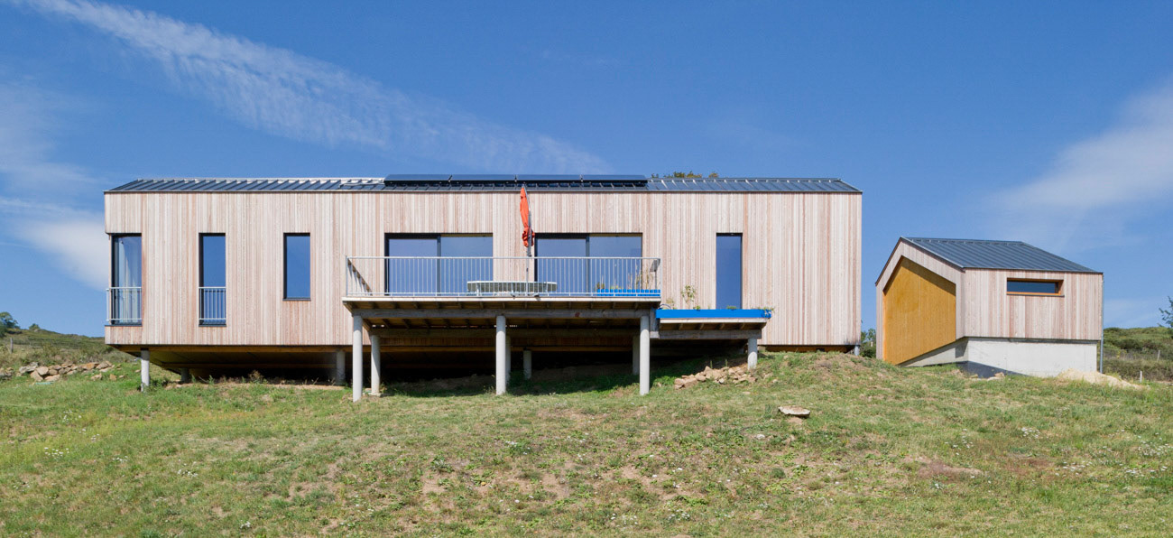 Maison passive, Carole Mathevon architecte, Vanosc ( Ardèche )