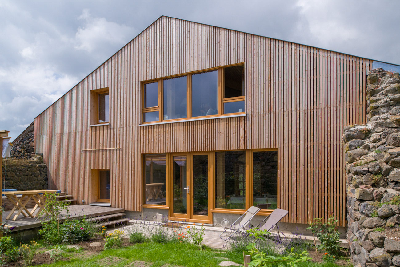 Charpente Martigniat, architecte Pierre Mazodier, Haute Loire.