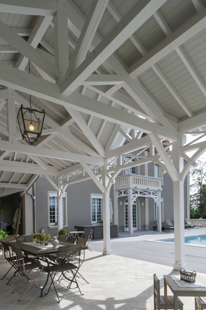 Pool house, Charpente Martigniat, Montrond les Bains