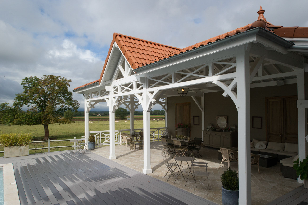 Pool house, Charpente Martigniat, Montrond les Bains