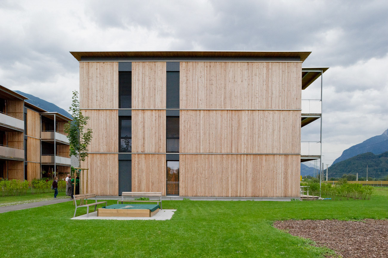 Ensemble logements sociaux, Voralberg, Autriche.