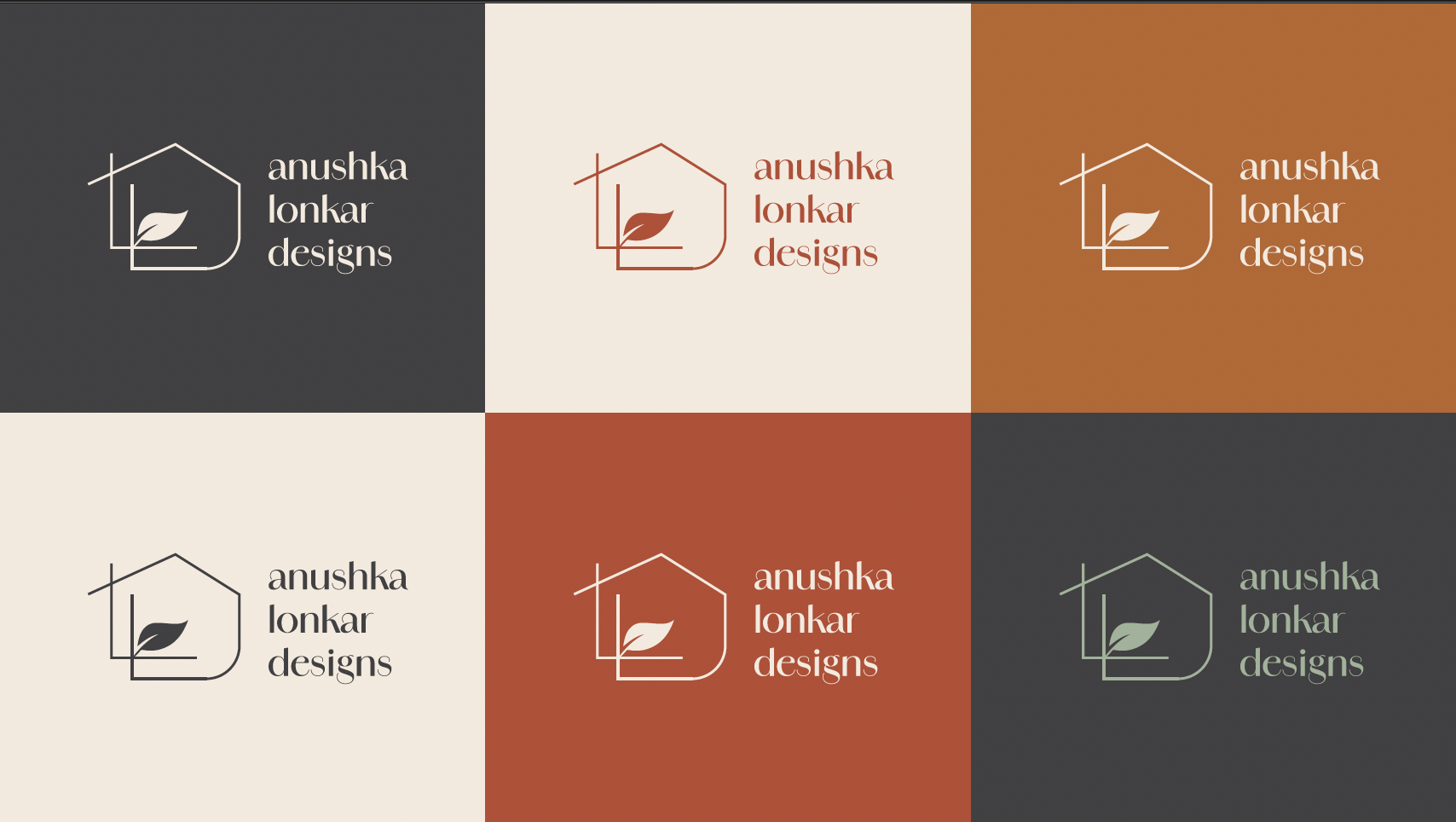 Logo mark against brand colours 