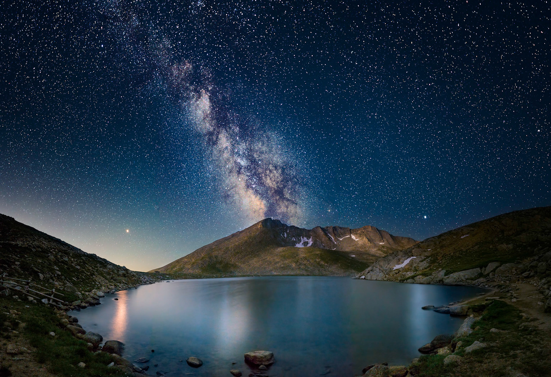 Milky Way over Mount Evans