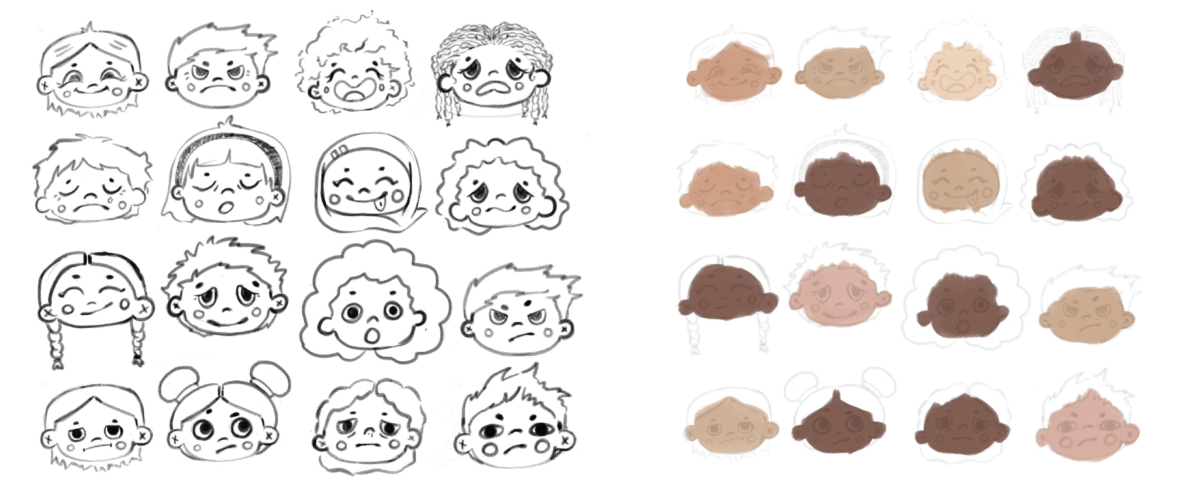 Poster Sketches and Color Ideations