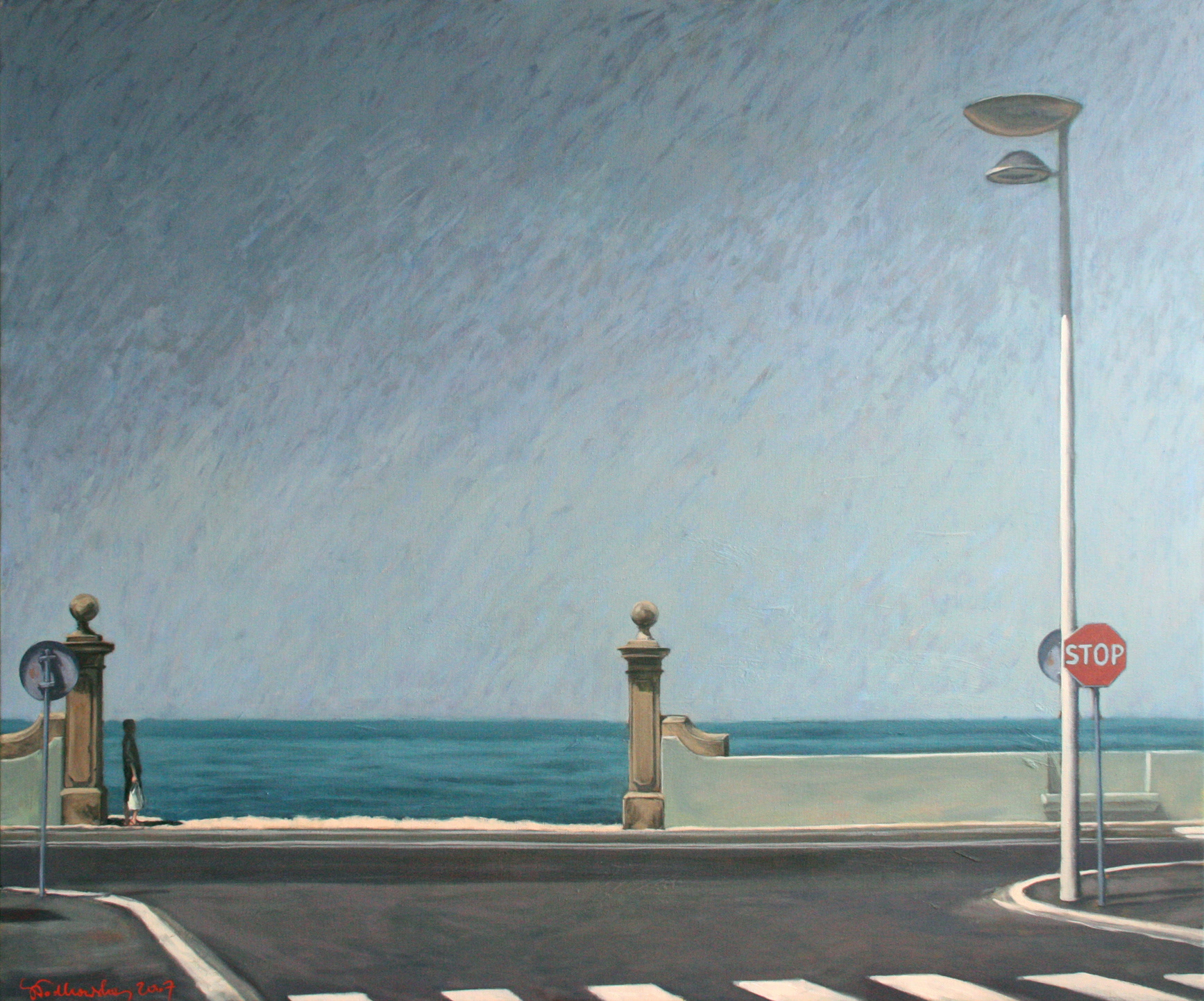 Villa do Conde 1 – obraz olejny na płótnie 120 x 100 cm  /PRIVATE COLLECTION/