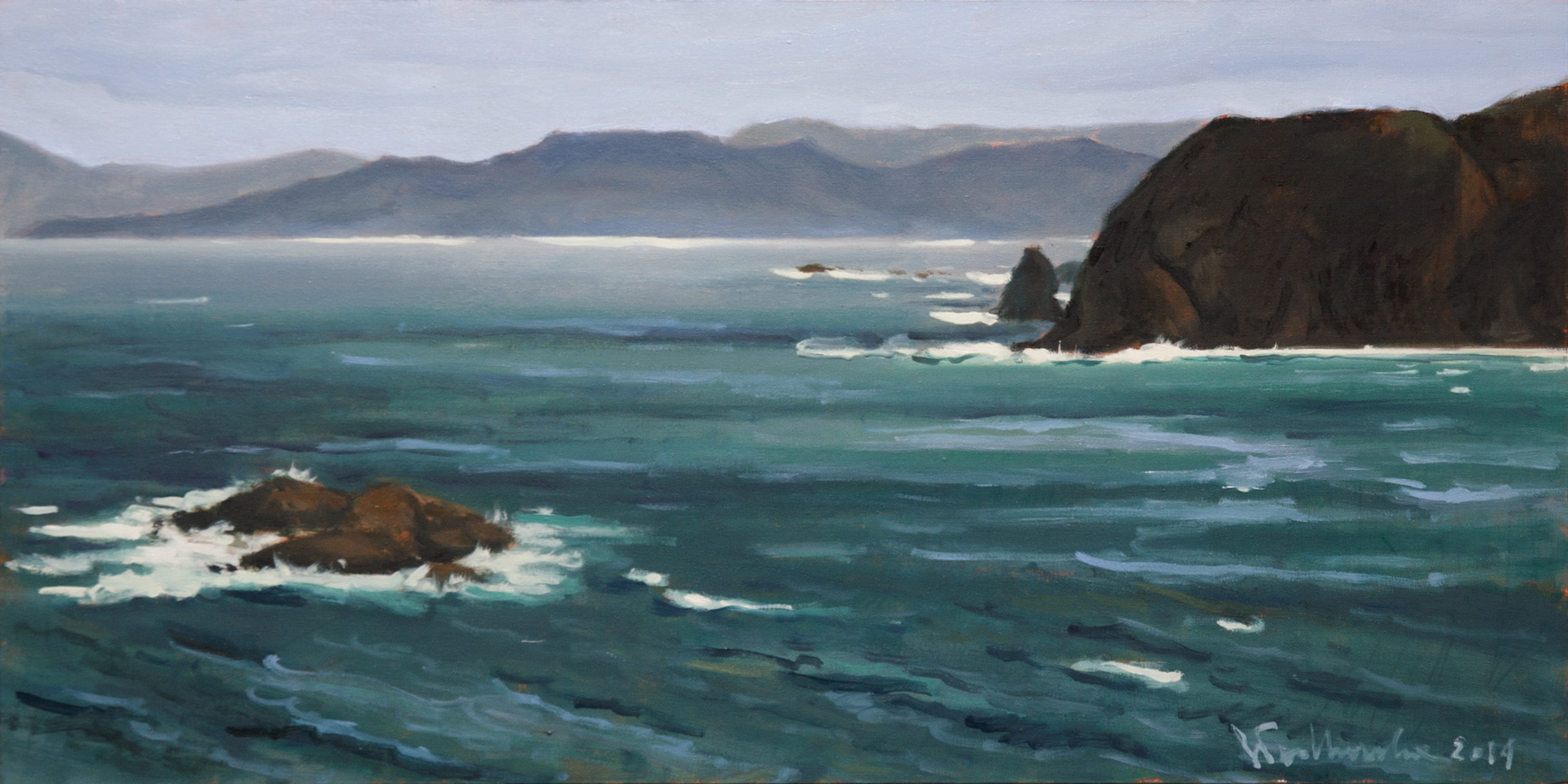 Tottori 3, Japan - obraz olejny na płótnie 80 x 40 cm