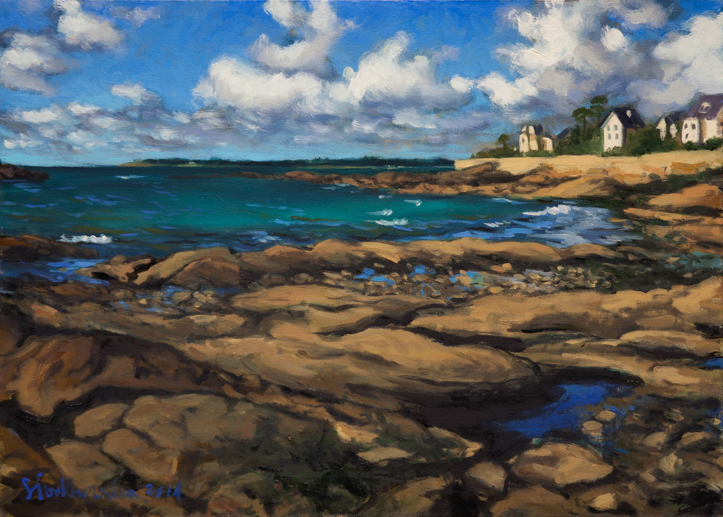 Concarneau 2 – obraz olejny na płótnie 70 x 50 cm   /PRIVATE COLLECTION/