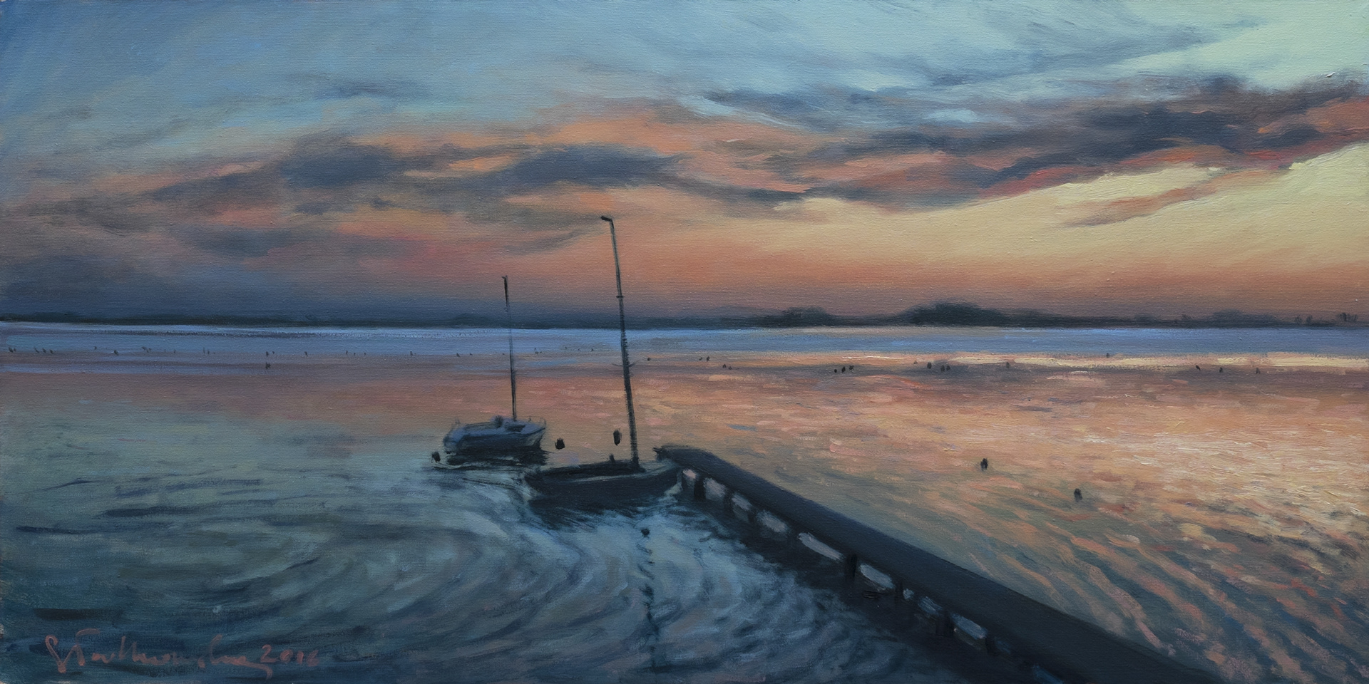 Nielisz 2 - obraz olejny na płótnie 80 x 40 cm   /PRIVATE COLLECTION/