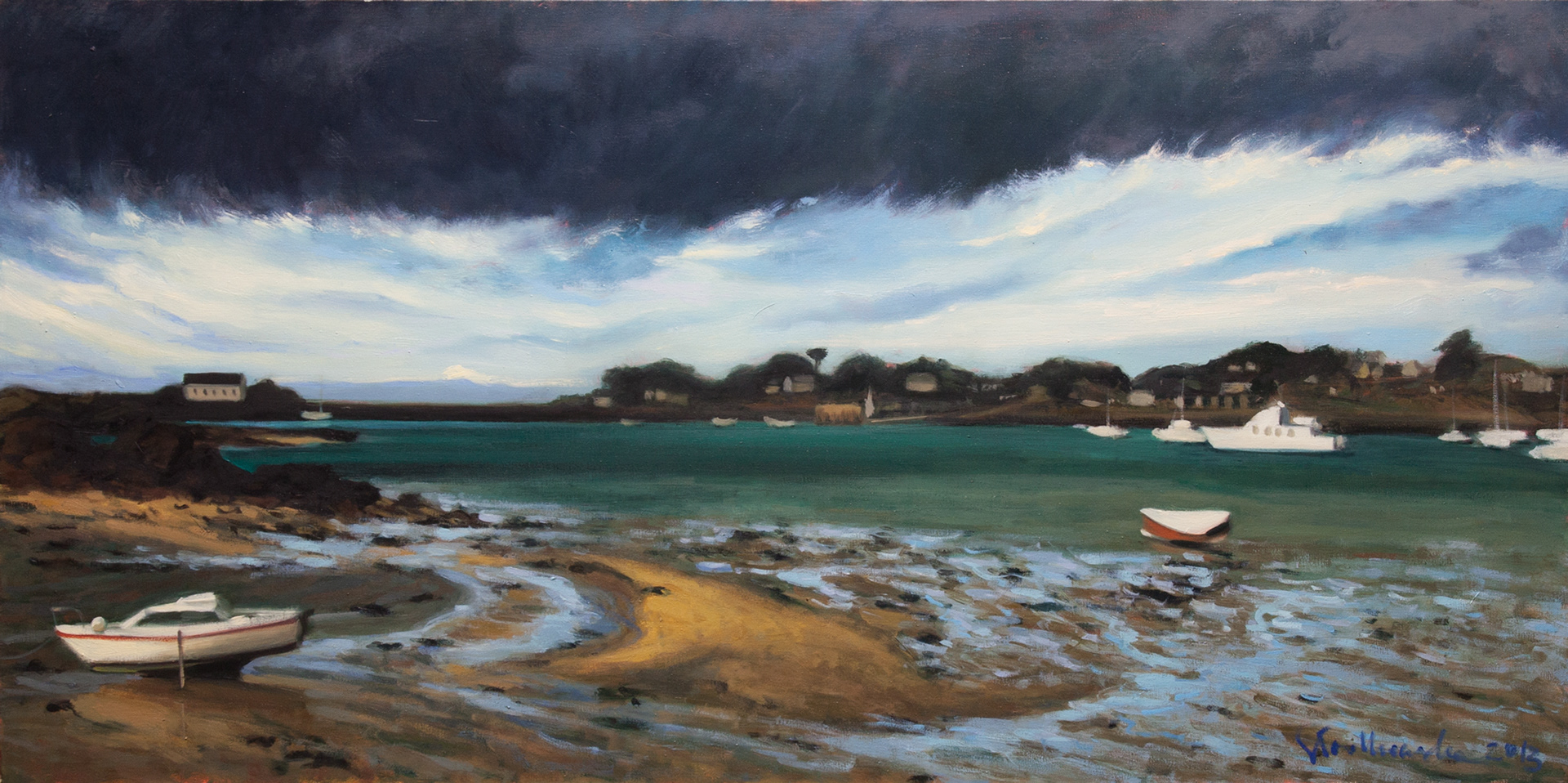Ile de Batz 2 – obraz olejny na płótnie 100 x 50 cm   /PRIVATE COLLECTION/