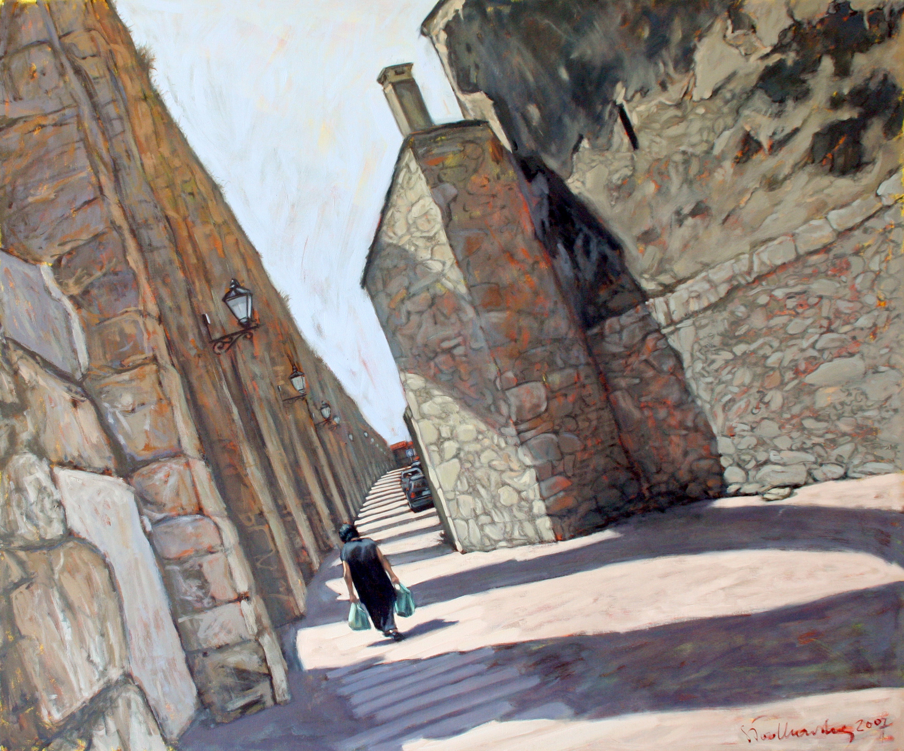 Villa do Conde 2 - obraz olejny na płótnie 120 x 100 cm    /PRIVATE COLLECTION/