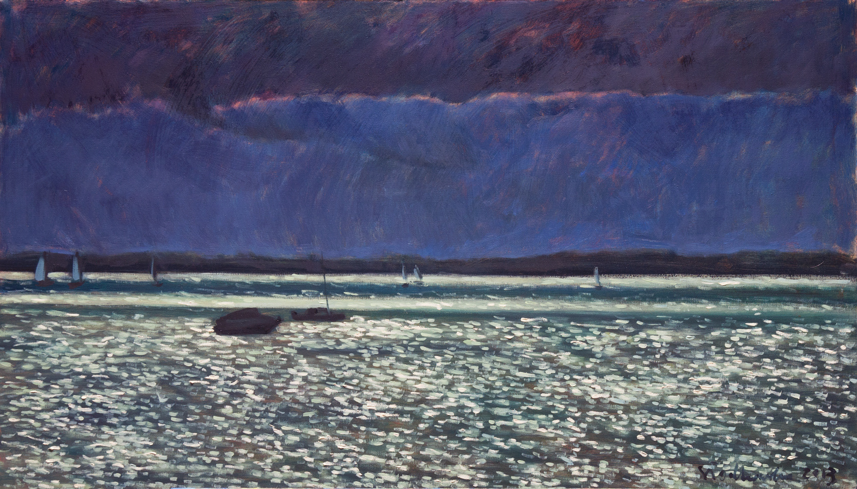 Carnac 2, Brittany – obraz olejny na płótnie 80 x 50 cm   /PRIVATE COLLECTION/