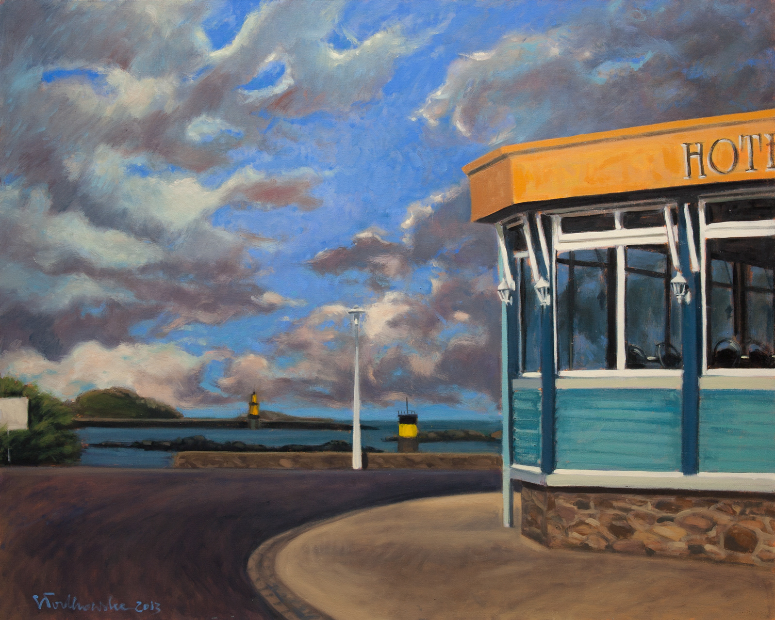 Roscoff 3 – obraz olejny na płótnie 100 x 80 cm   /PRIVATE COLLECTION/