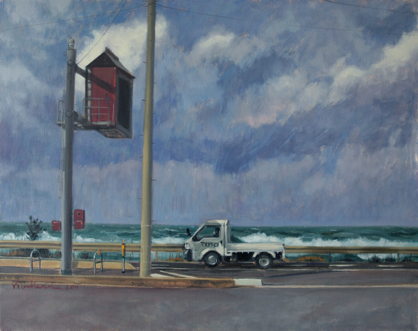 Road to Kinosaki - obraz olejny na płótnie 92 x 73 cm   /PRIVATE COLLECTION/