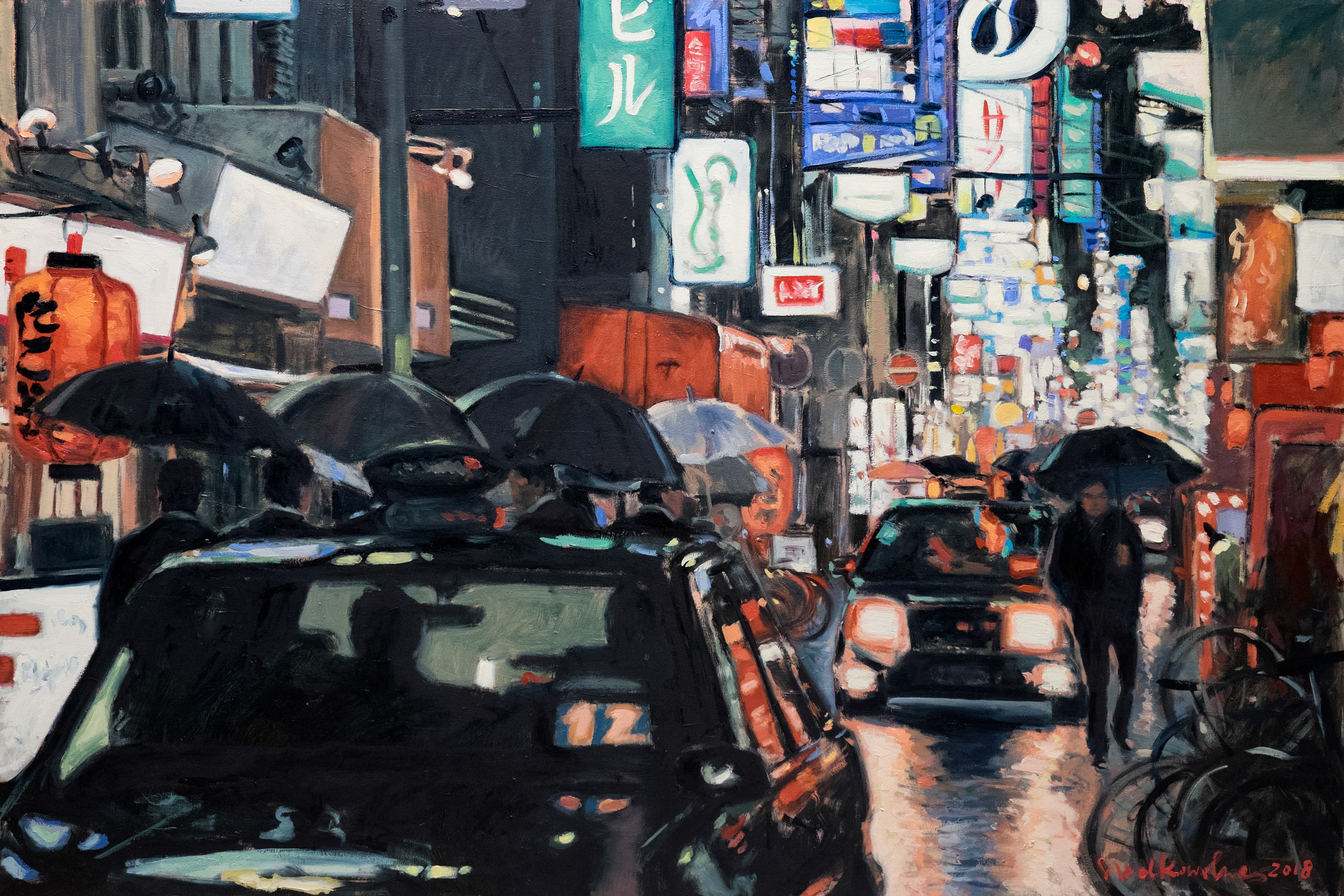 Japanorama 2.0 - obraz olejny na płótnie 120 x 80 cm  /PRIVATE COLLECTION/