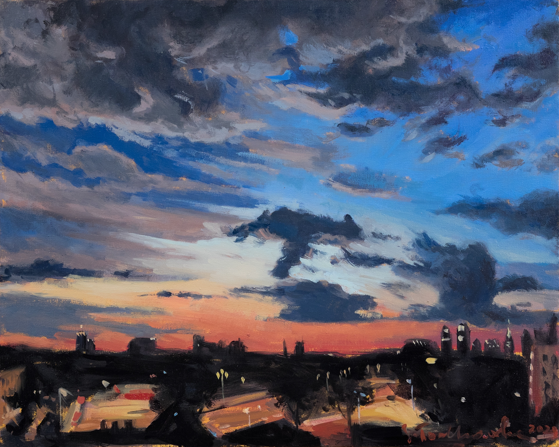 Wspomnienie. Lipiec, 4 rano. - obraz olejny na płótnie 50 x 40 cm   /PRIVATE COLLECTION/