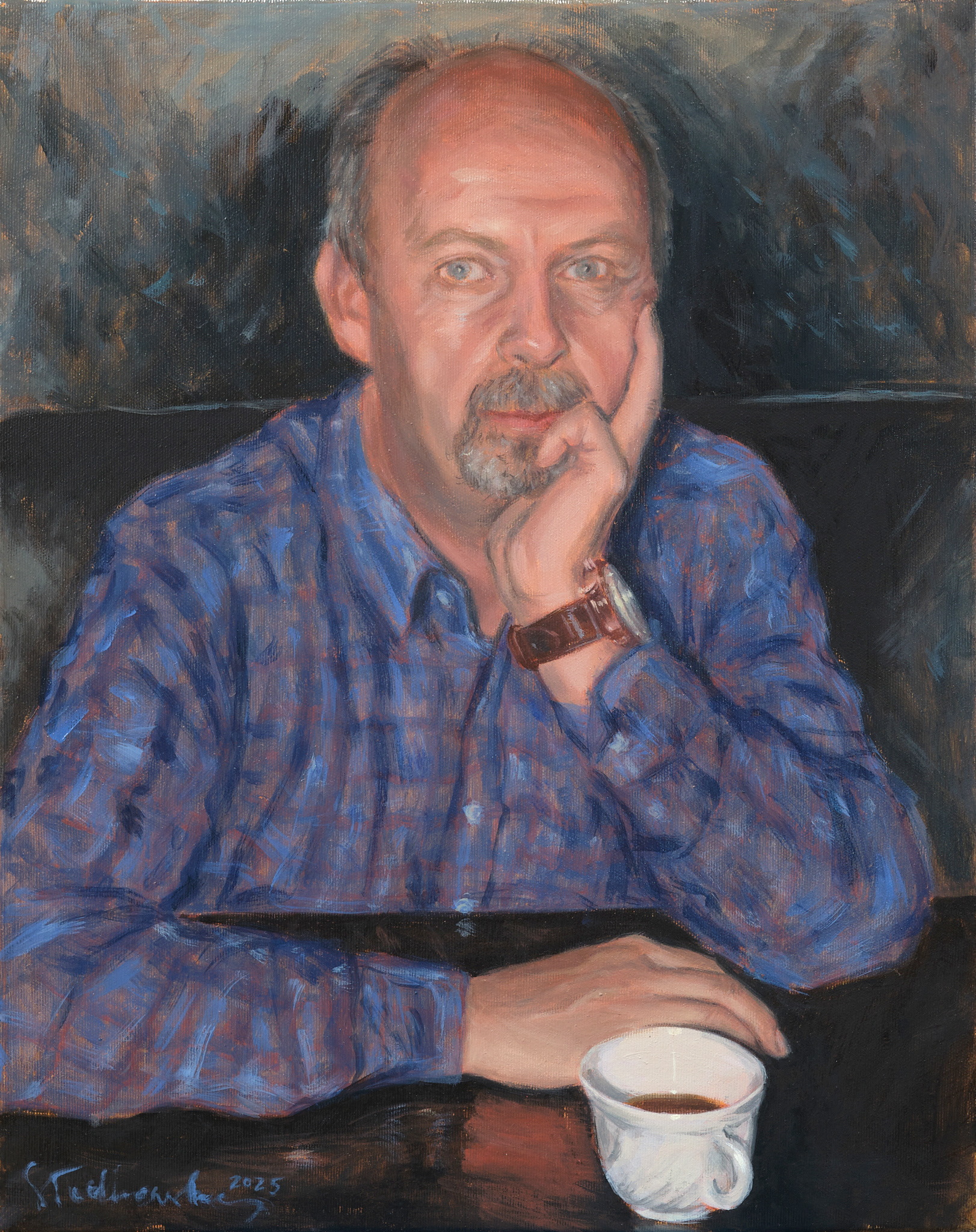 Pan Zbyszek - obraz olejny na płótnie 40 x 50 cm   /PRIVATE COLLECTION/ 