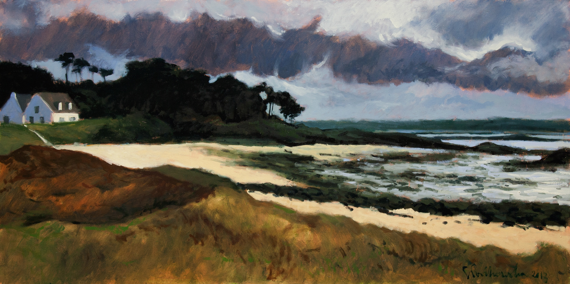 Ile de Batz 1 – obraz olejny na płótnie 100 x 50 cm   /PRIVATE COLLECTION/