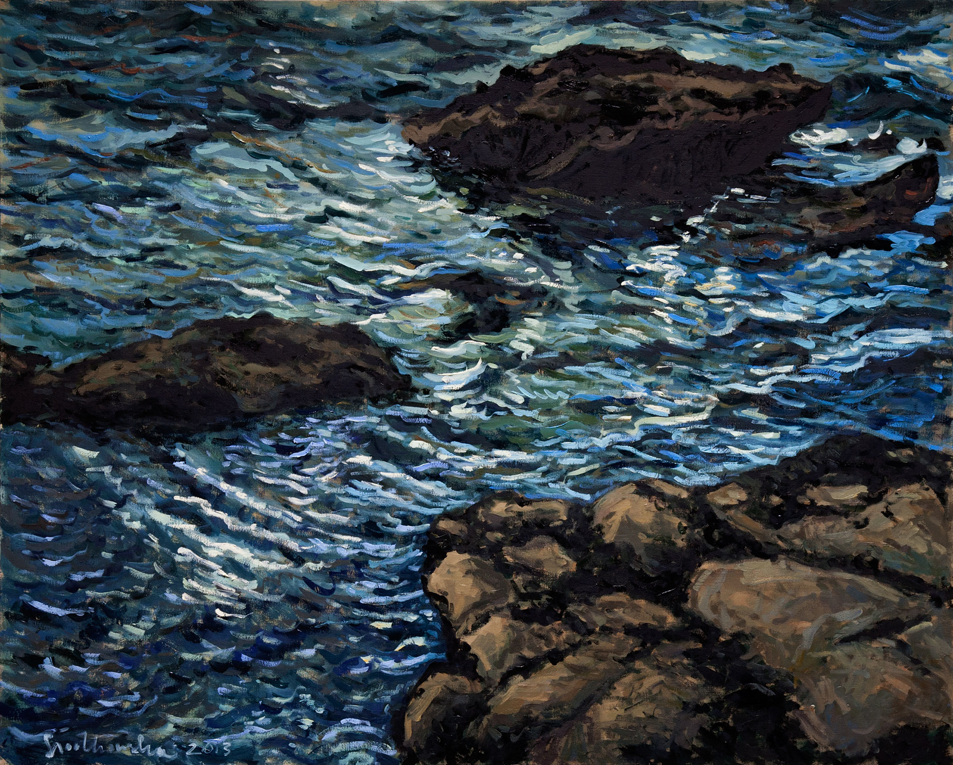 Concarneau 1 – obraz olejny na płótnie 81 x 65 cm