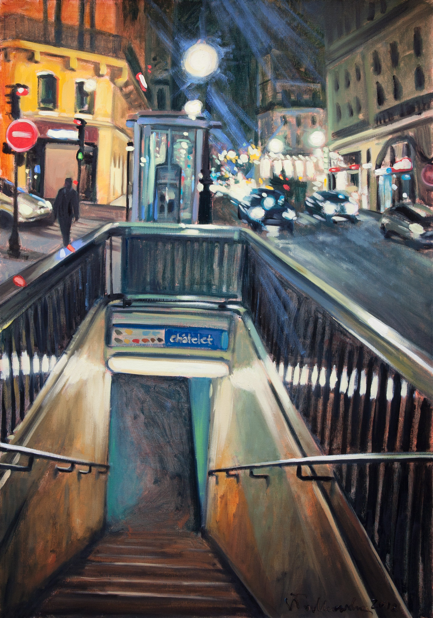 Chatelet – obraz olejny na płótnie 70 x 100 cm   /PRIVATE COLLECTION/