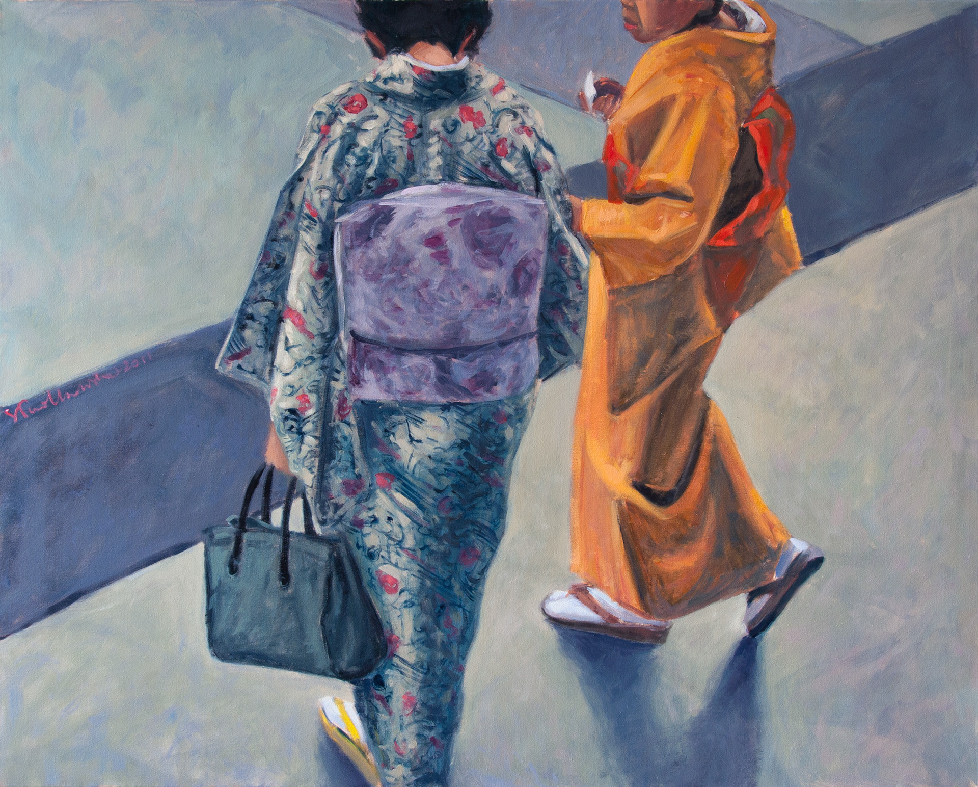 Josei - obraz olejny na płótnie 100 x 80 cm