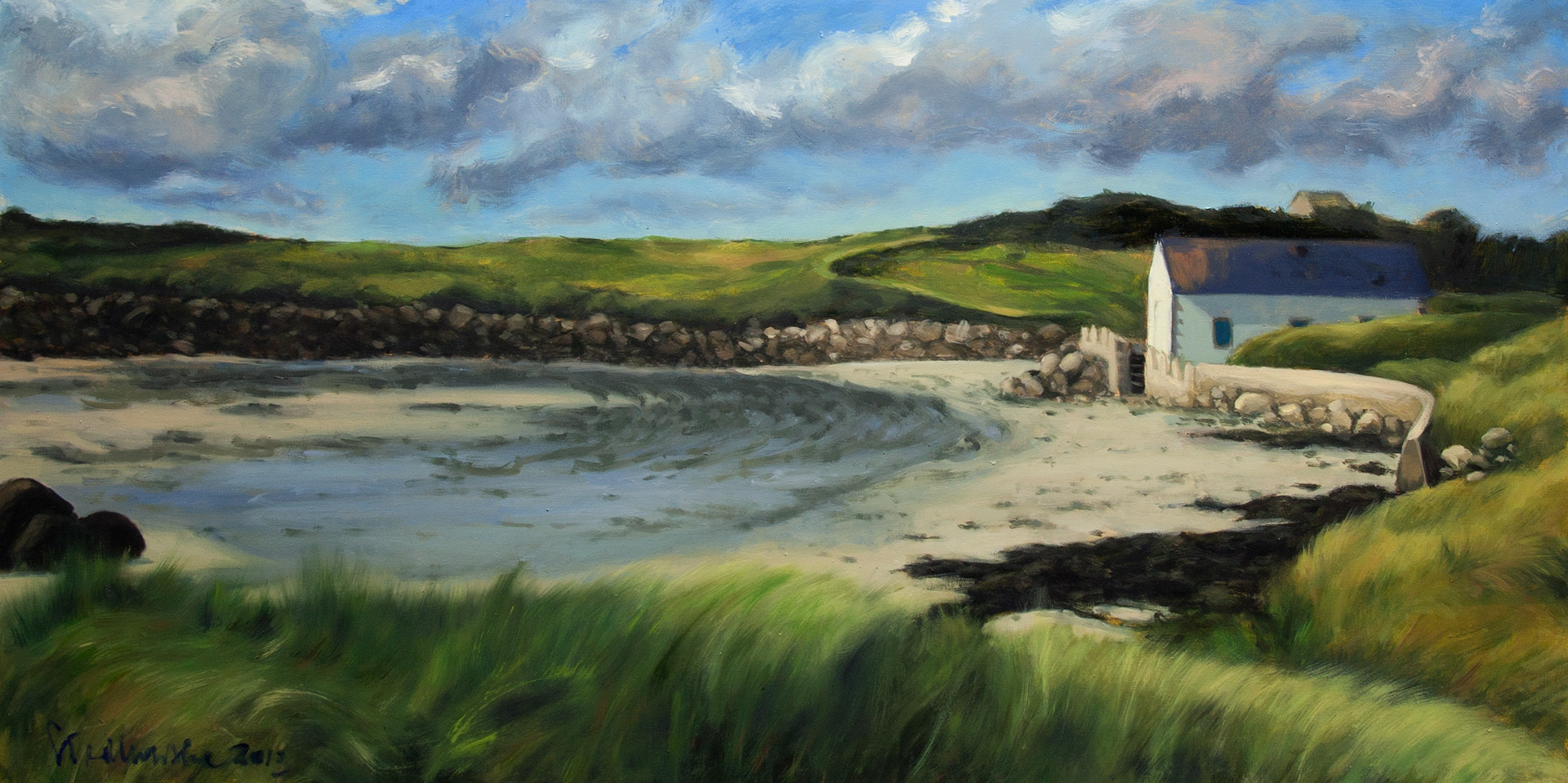 Ile de Batz 3 – obraz olejny na płótnie 100 x 50 cm   /PRIVATE COLLECTION/