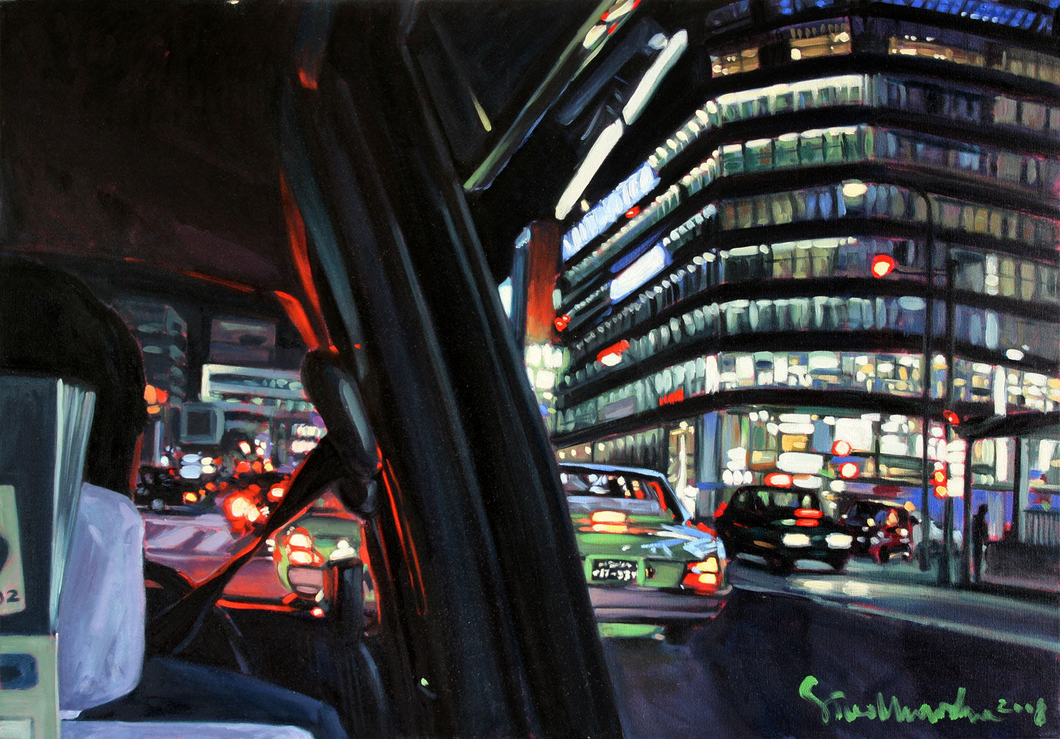 Takushi - obraz olejny na płótnie 116 x 81 cm   /PRIVATE COLLECTION/