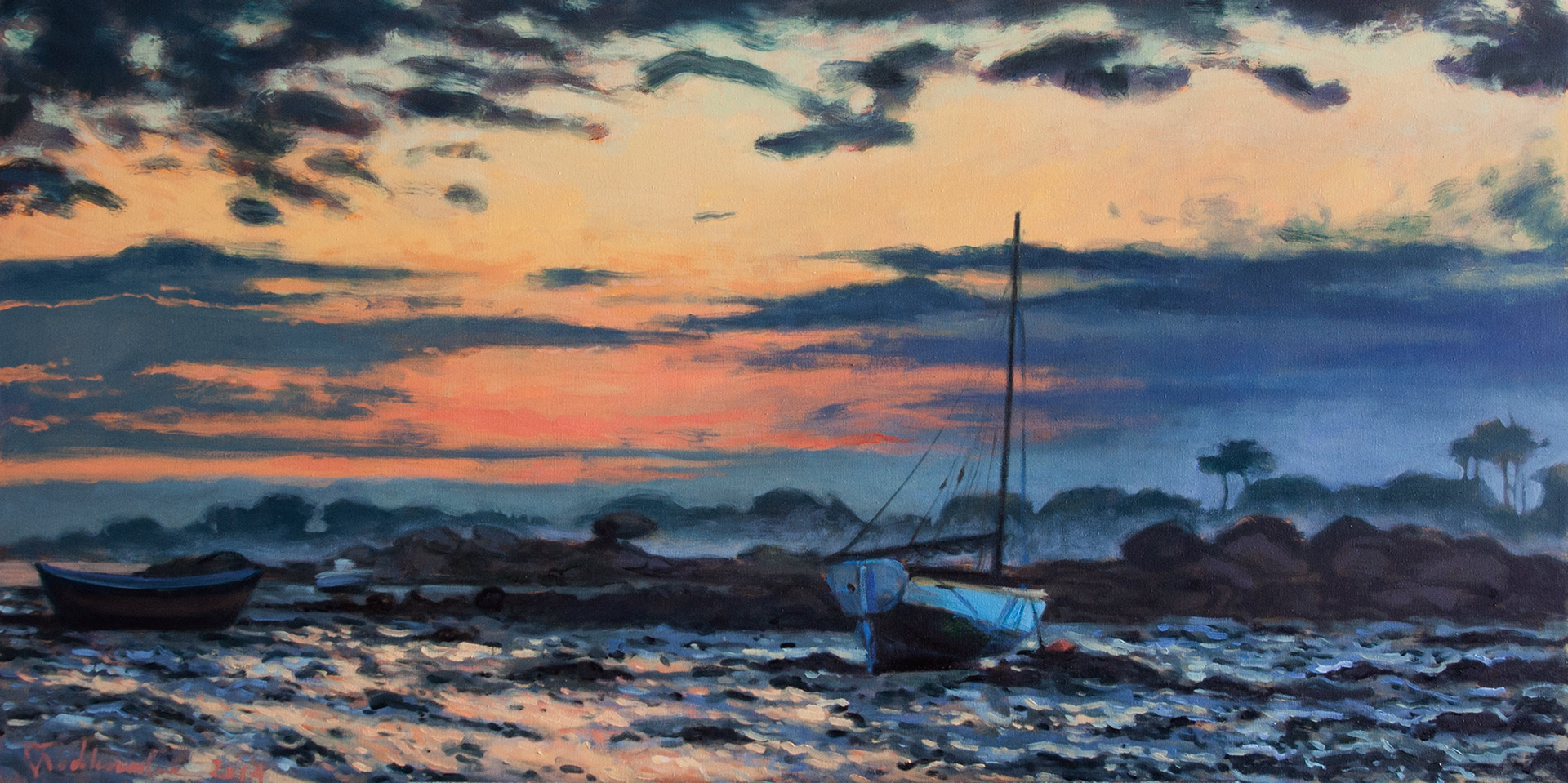 Ile de Batz 6 – obraz olejny na płótnie 100 x 50 cm   /PRIVATE COLLECTION/