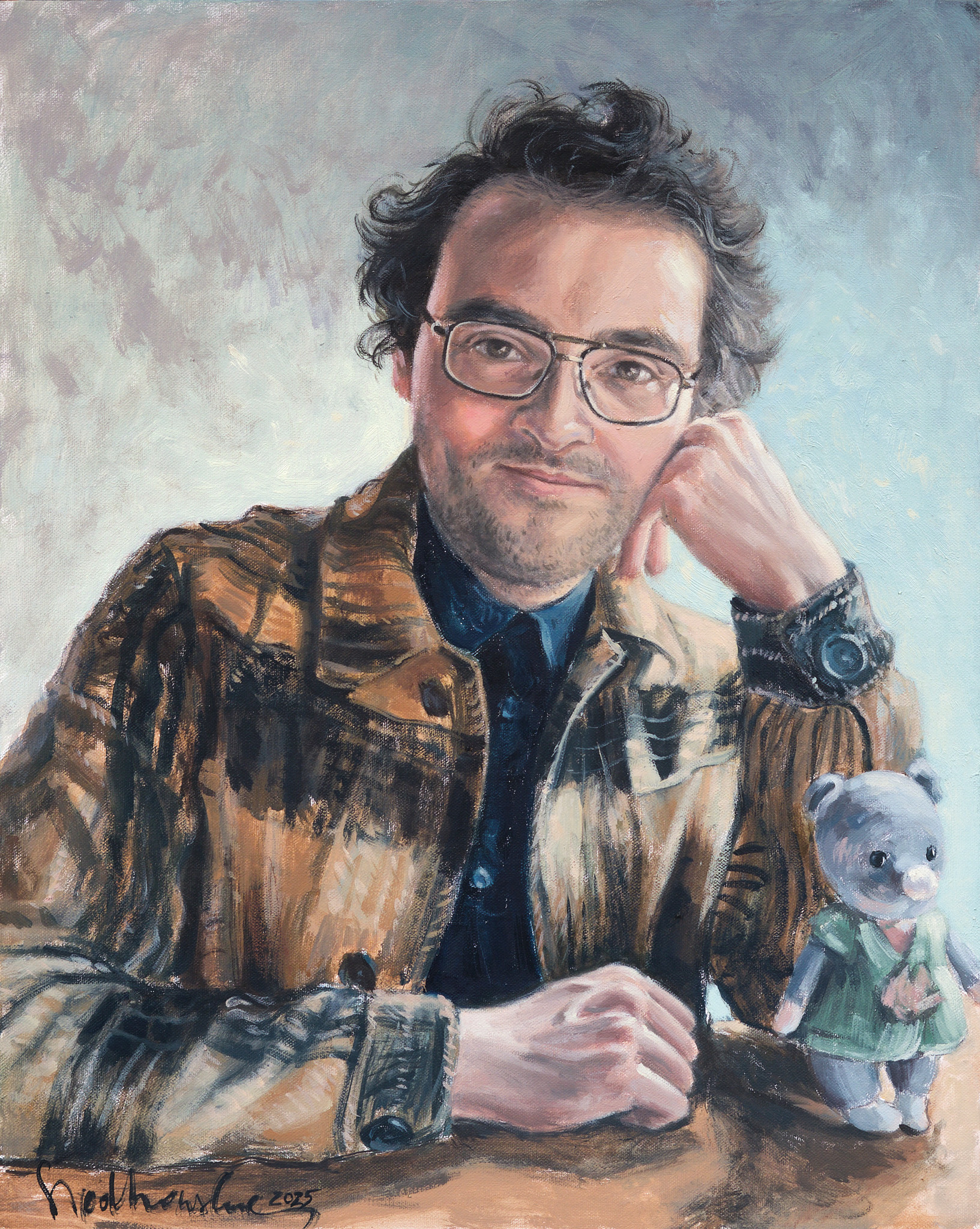 Adam - obraz olejny na panelu 40 x 50 cm   /PRIVATE COLLECTION/