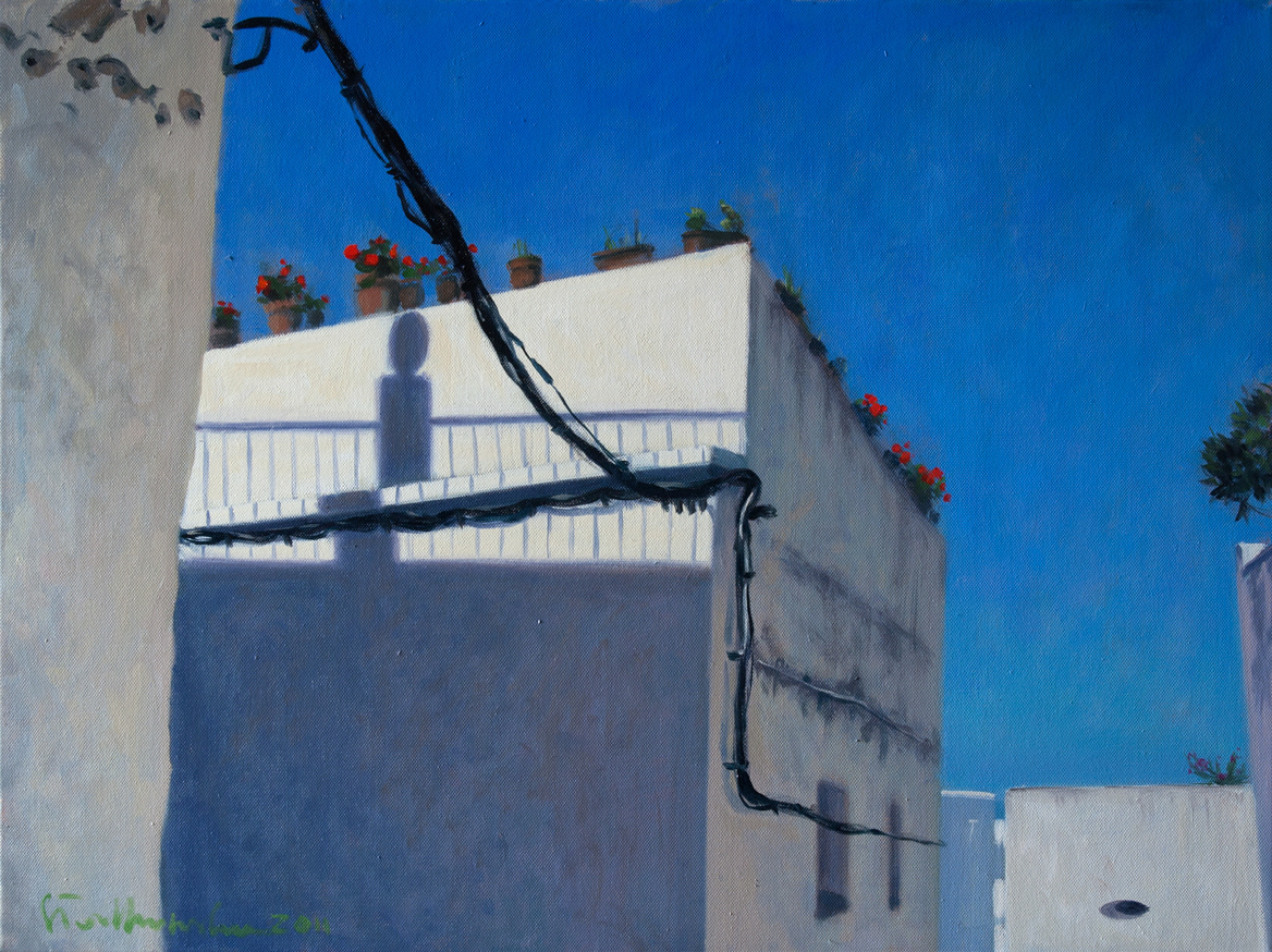 Vejer - obraz olejny na płótnie 73 x 54 cm