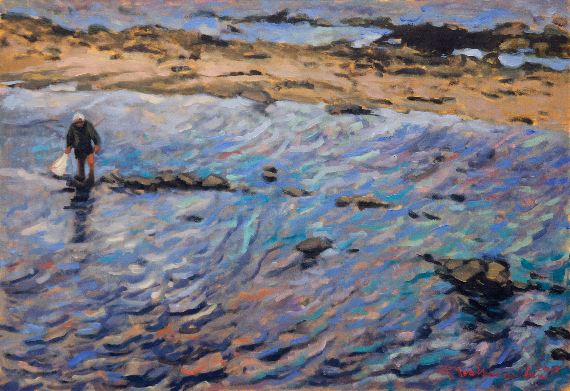 Roscoff - obraz olejny na płótnie 70 x 50 cm