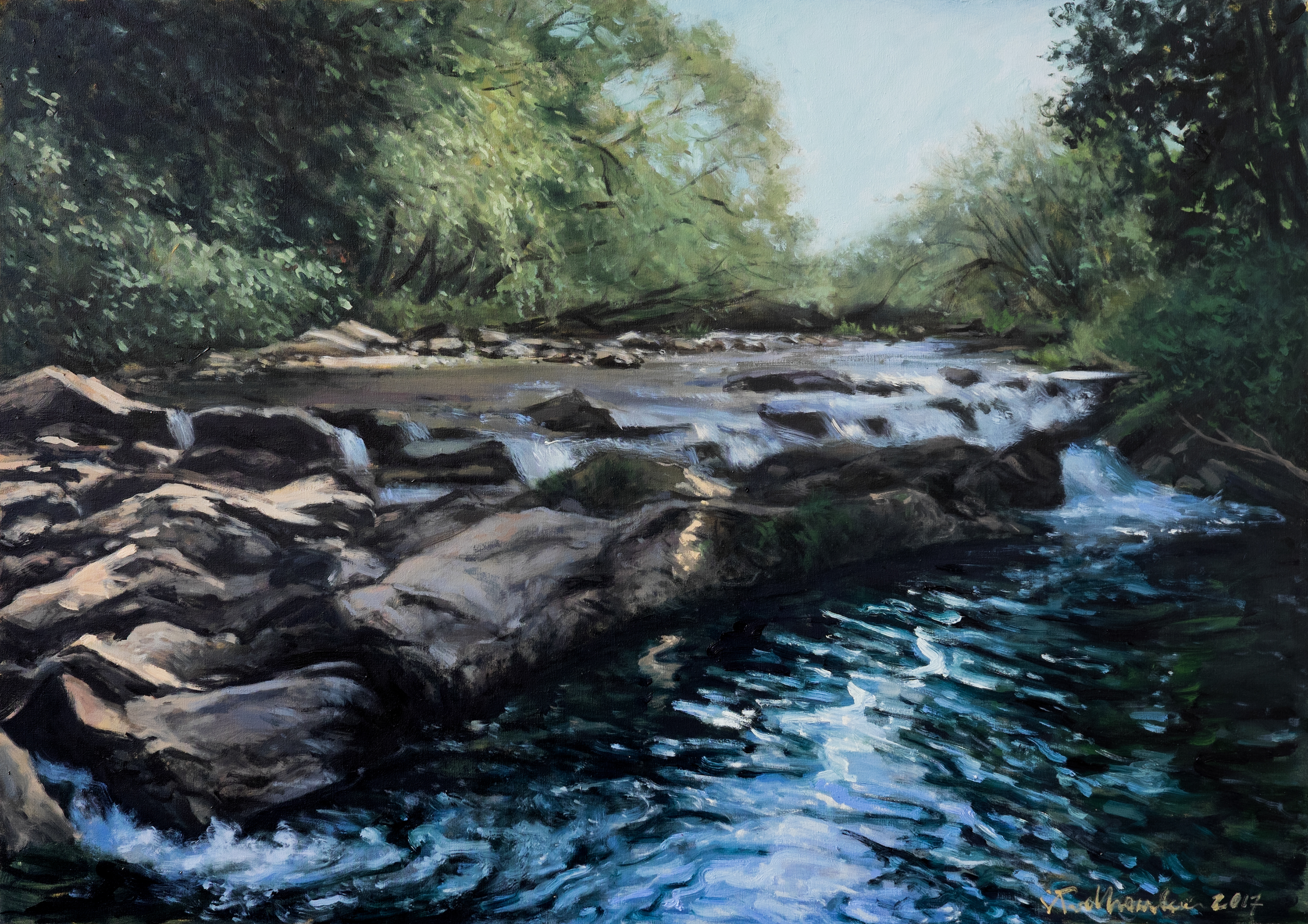 Uherce Mineralne 2 - obraz olejny na płótnie 92 x 65 cm   /PRIVATE COLLECTION/